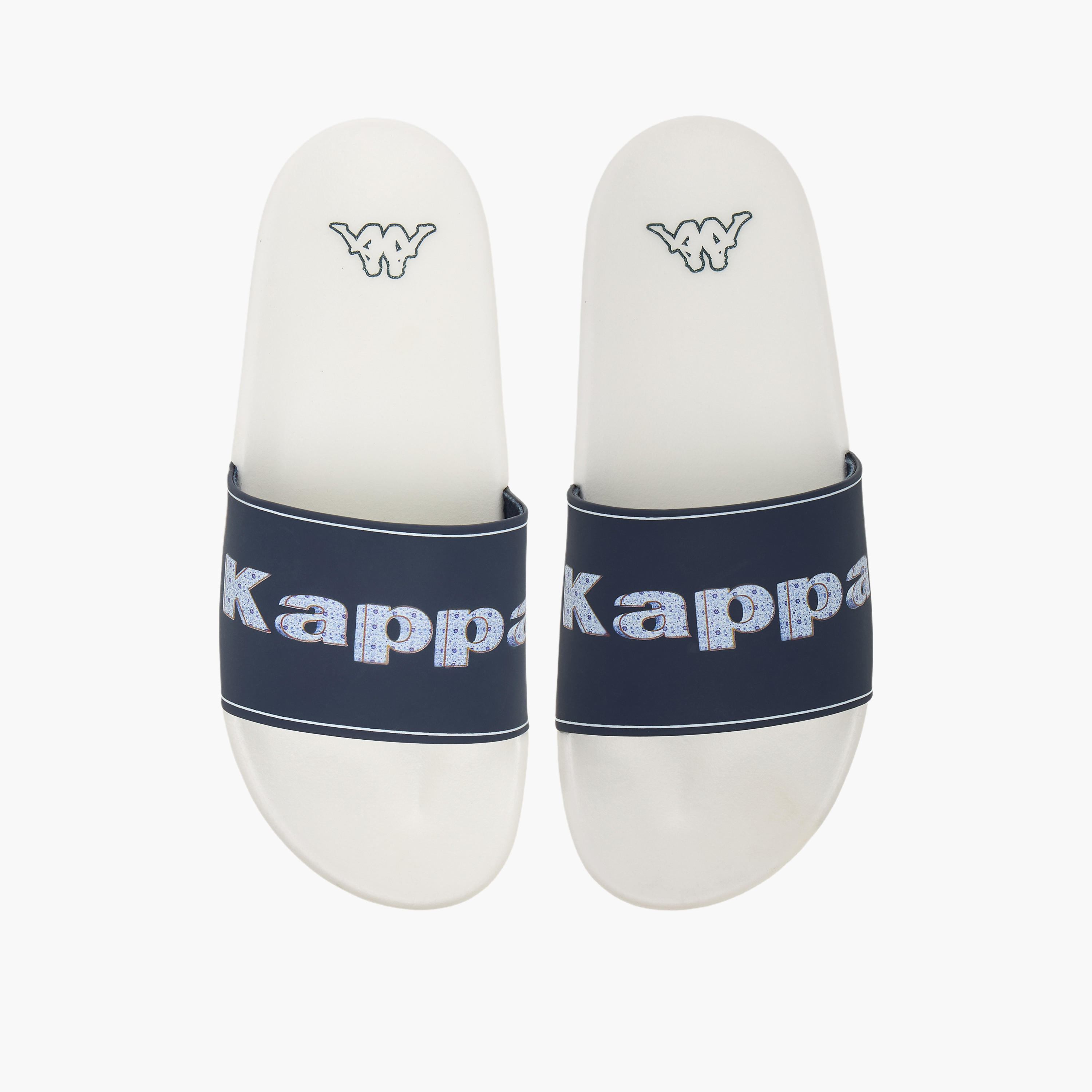 Kappa Women Logo Print Slides-women-shoes-flipflopsandslides-image-1