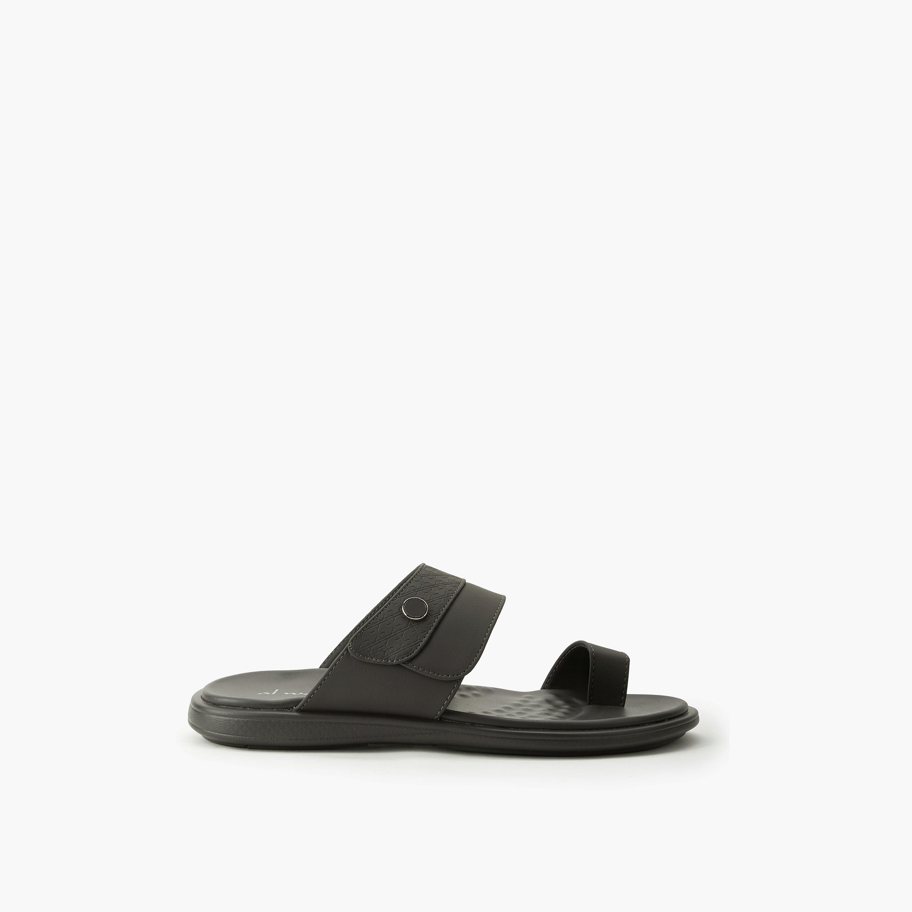 Al Waha Men Textured Arabic Sandals-men-shoes-sandals-image-3