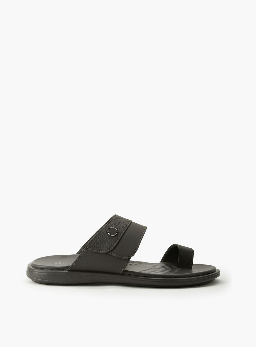 Al Waha Men Textured Arabic Sandals-men-shoes-sandals-image-3