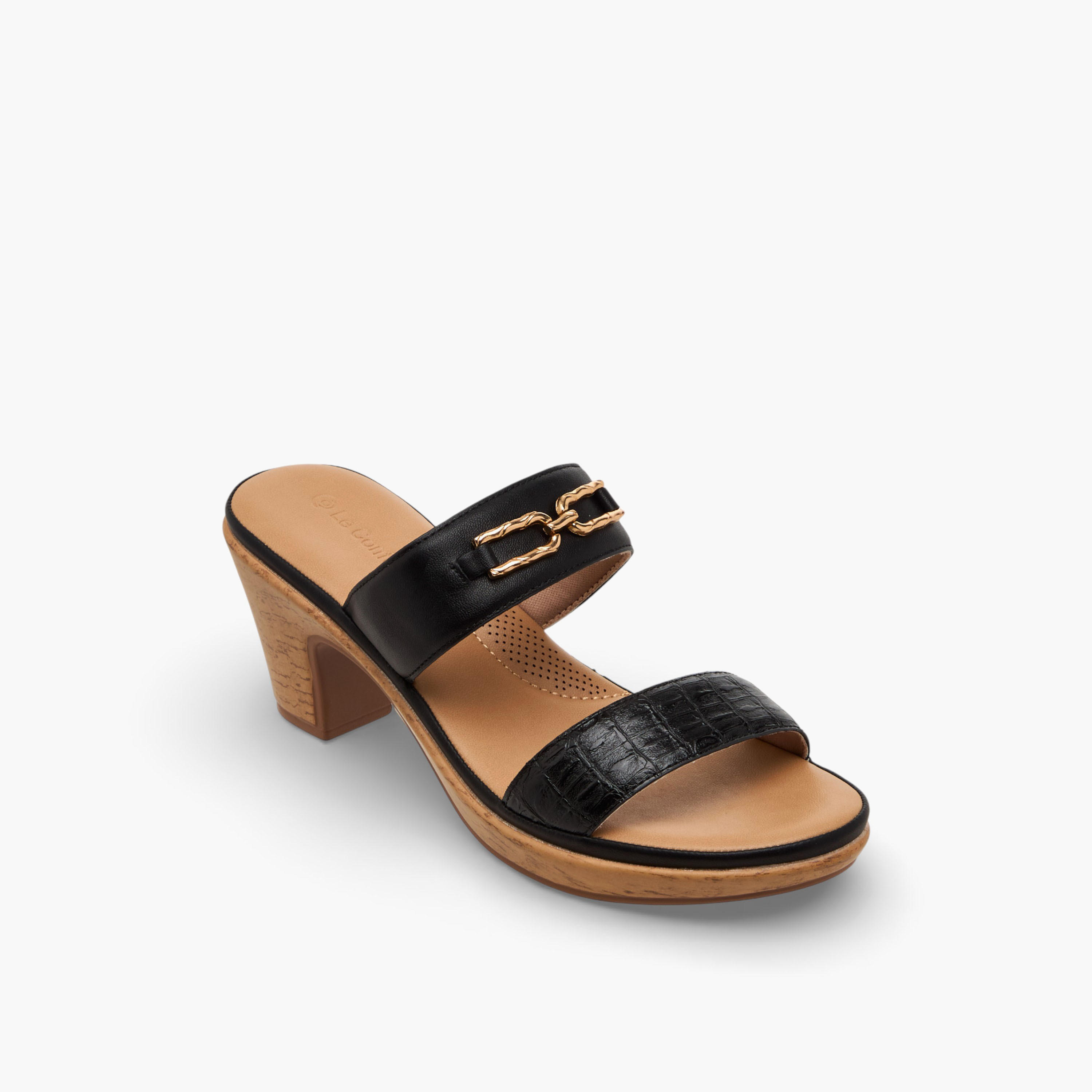 صندل بكعب عريض للنساء من لو كونفورت-women-shoes-sandals-heeled-image-2