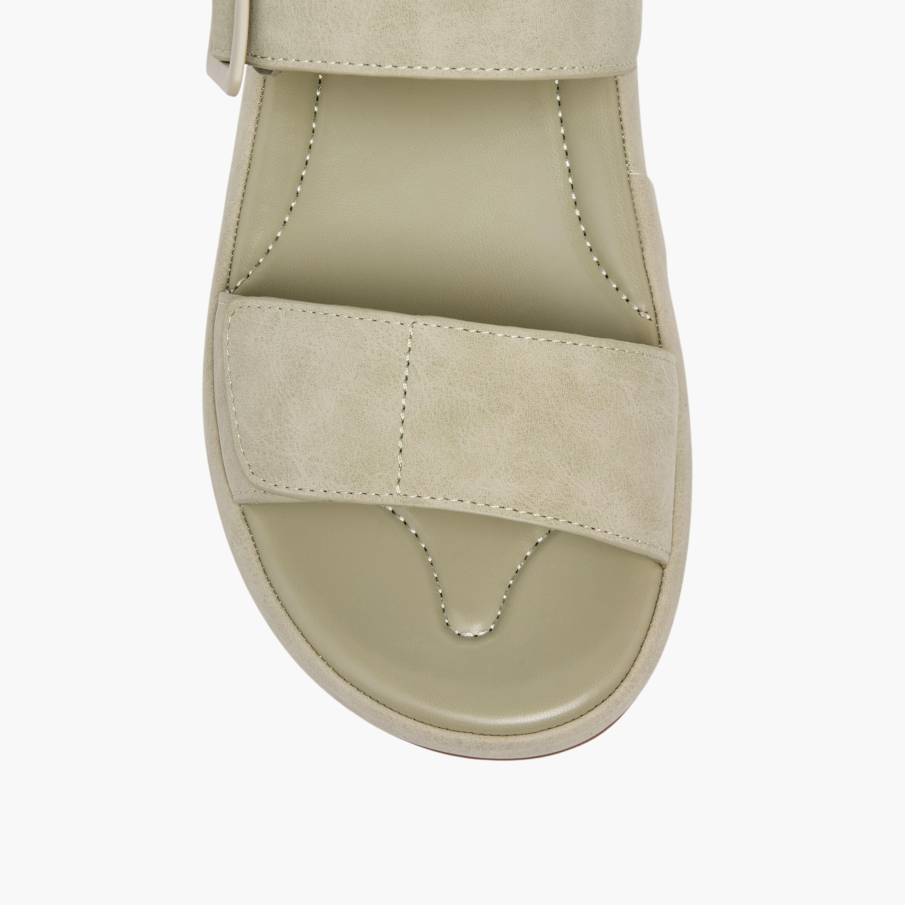 صندل جلد سويدي بتفاصيل إبزيم للنساء من لو كونفورت-women-shoes-sandals-flats-image-7