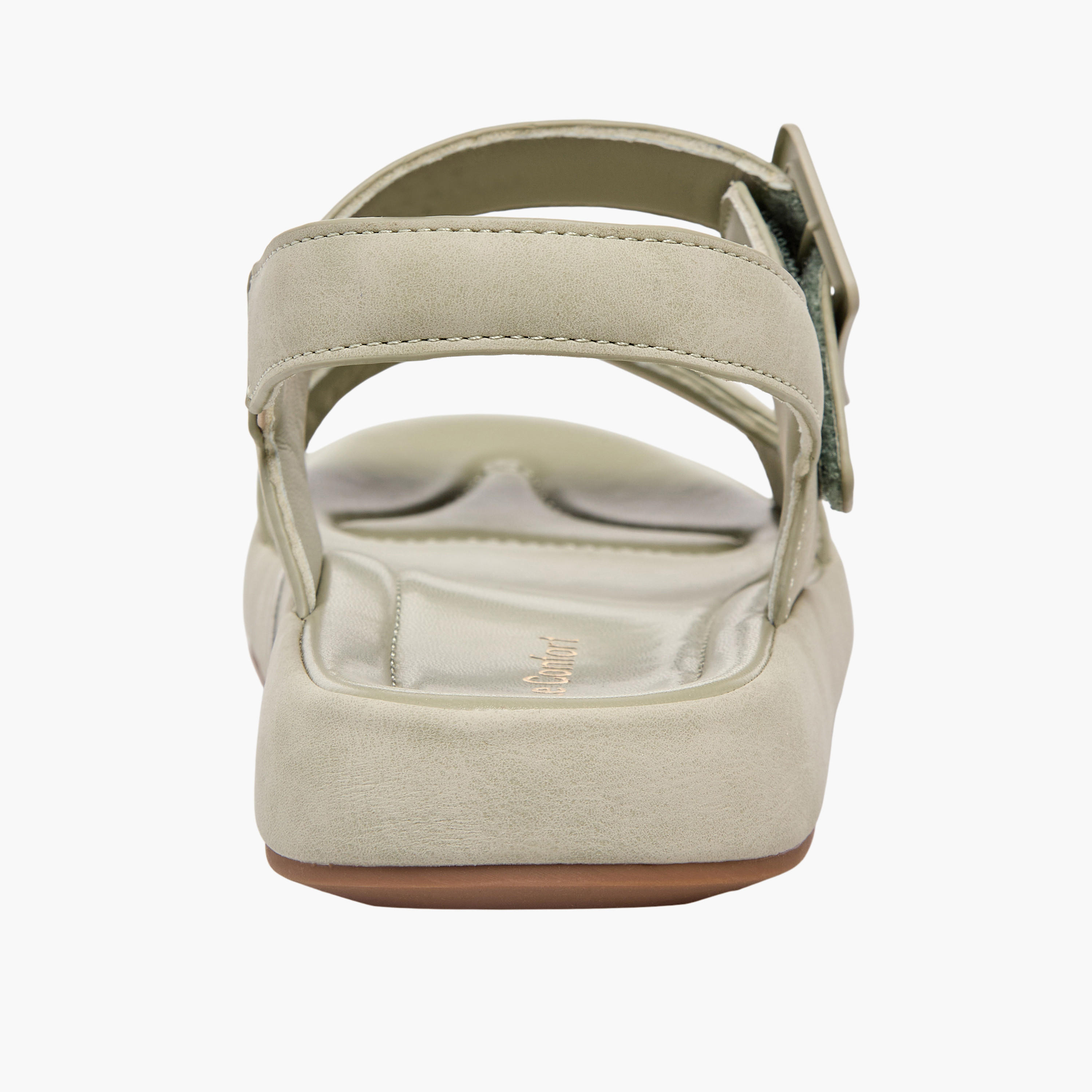 صندل جلد سويدي بتفاصيل إبزيم للنساء من لو كونفورت-women-shoes-sandals-flats-image-8