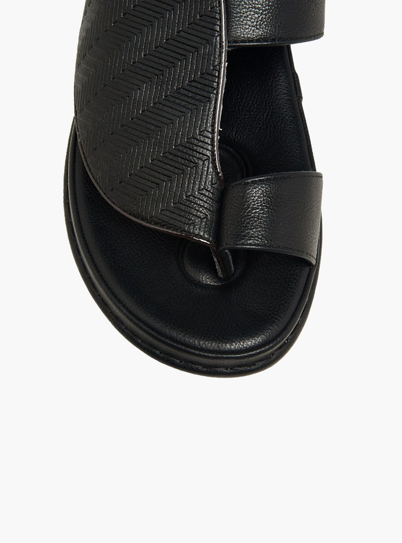 Al Waha Men Toe Loop Detail Arabic Sandals-men-shoes-sandals-image-4