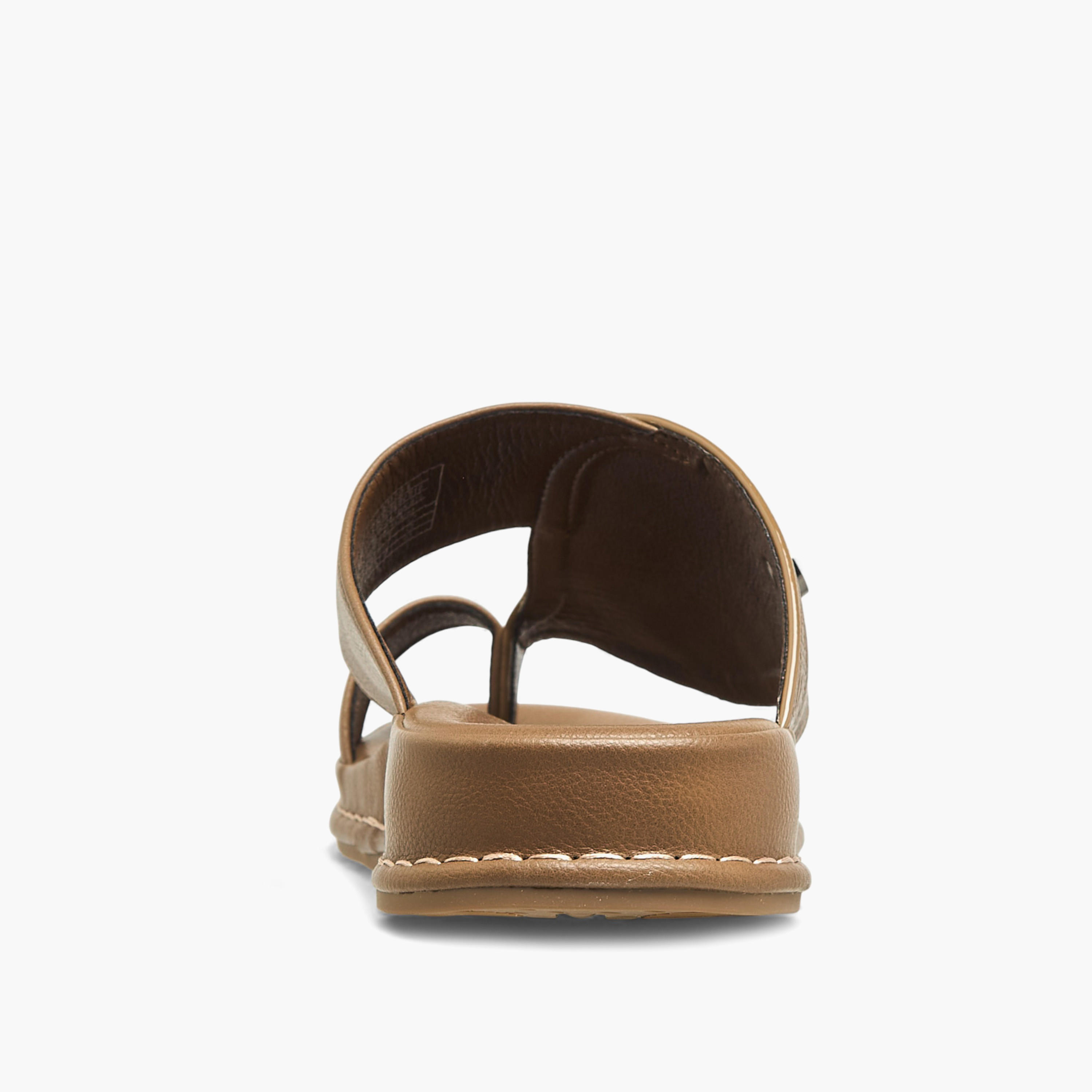 Al Waha Men Toe Loop Detail Arabic Sandals-men-shoes-sandals-image-5