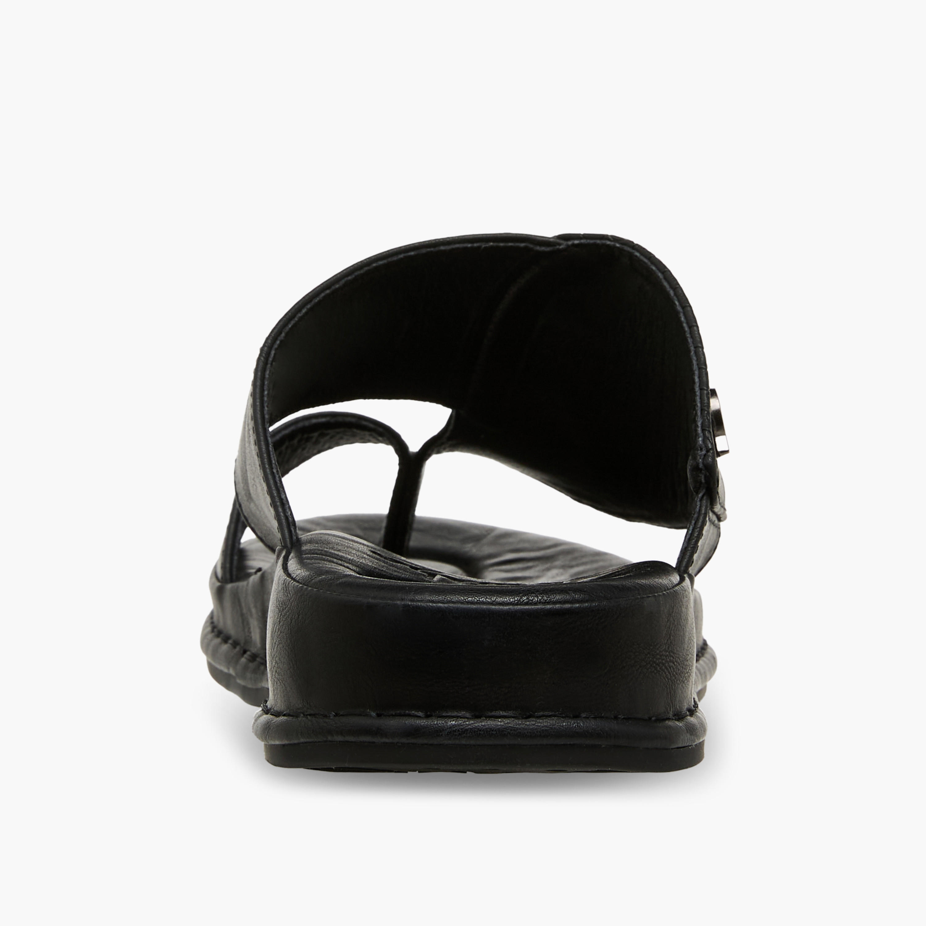 Al Waha Men Textured Arabic Sandals-men-shoes-sandals-image-5