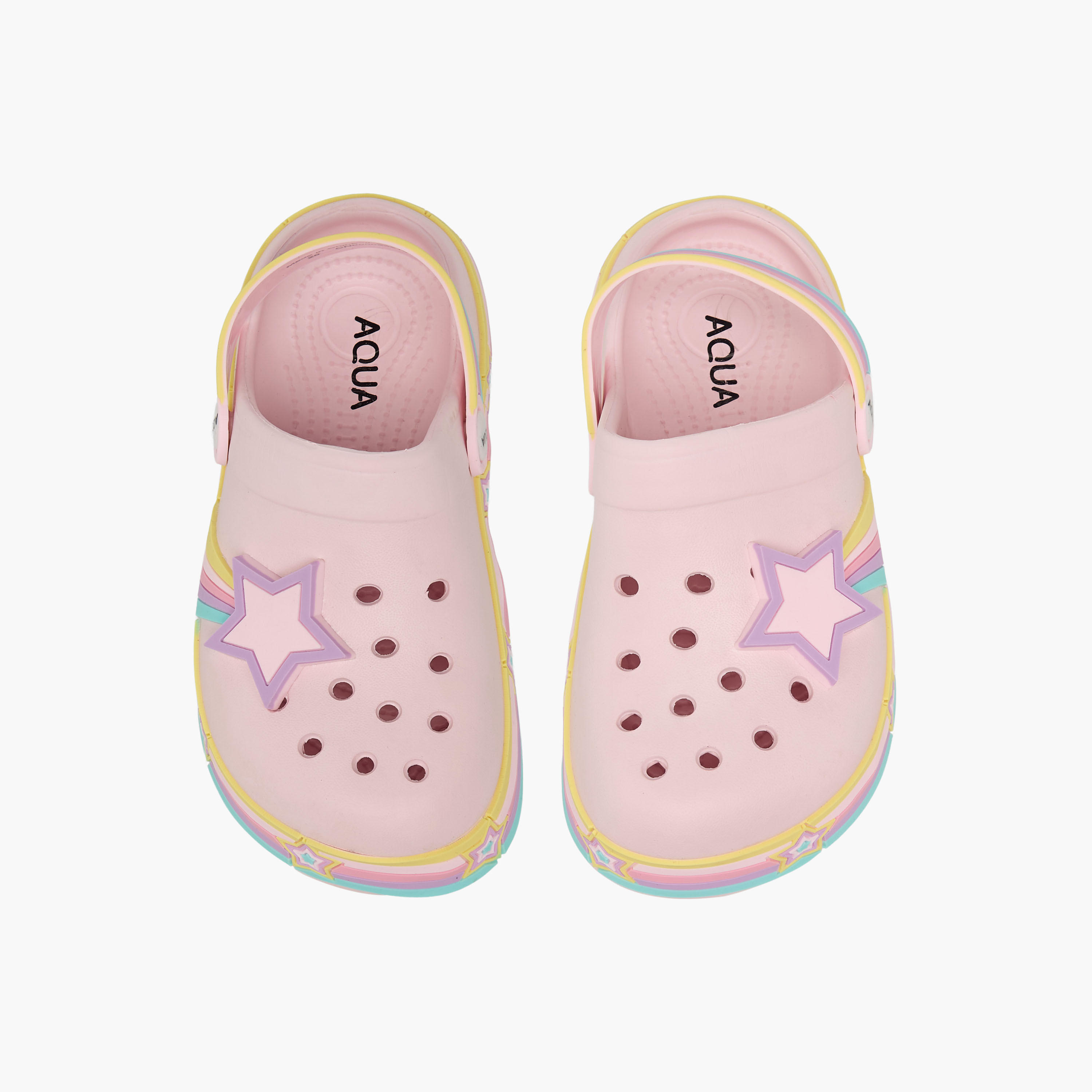 Aqua Girls Light-Up Clogs-girls-shoes-sandals-image-1