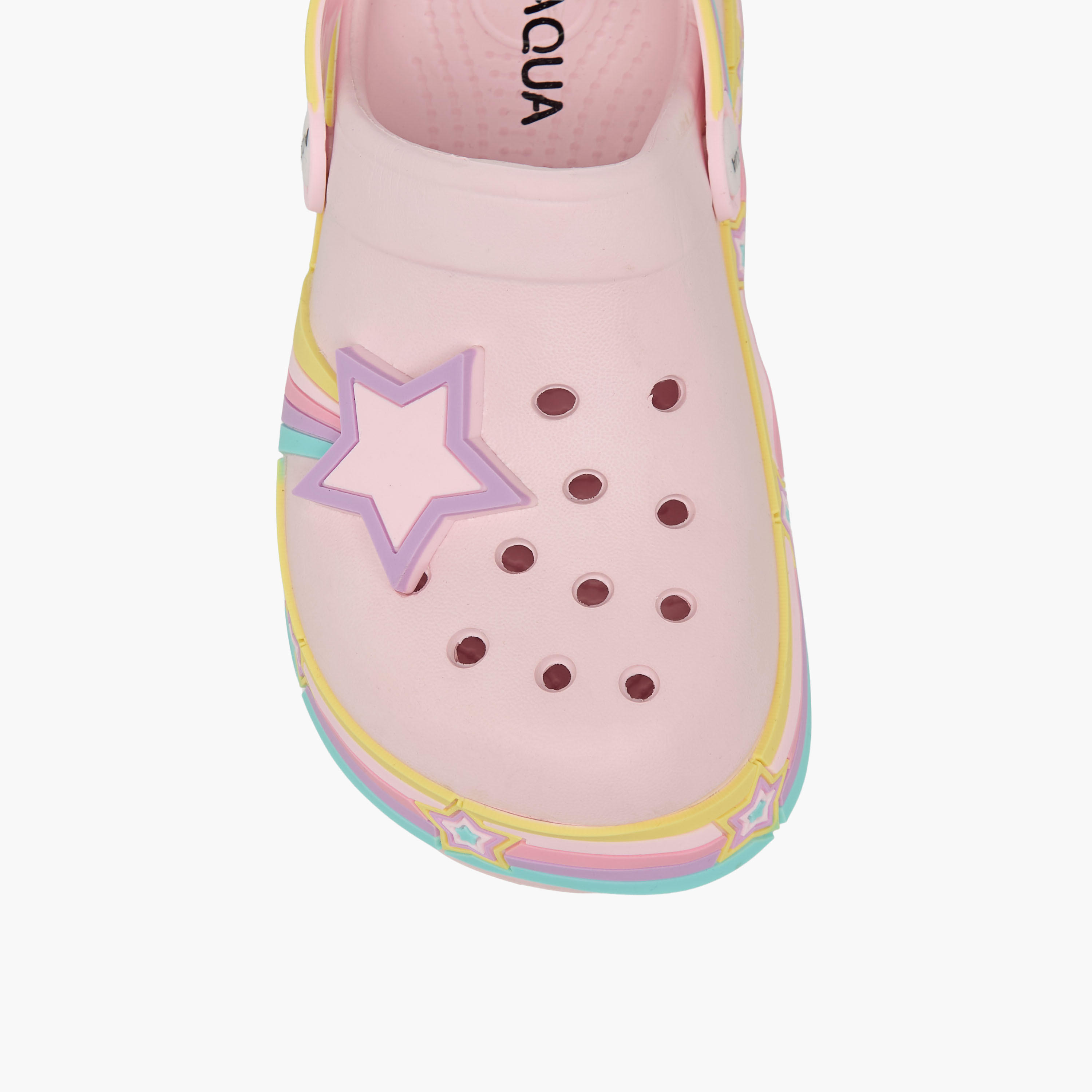 Aqua Girls Light-Up Clogs-girls-shoes-sandals-image-4