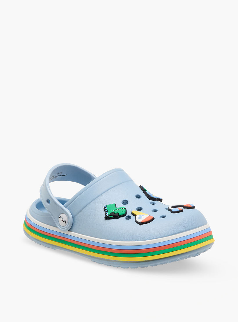 صندل كلوج بحزام خلفي وتزيينات للأولاد من أكوا-boys-shoes-sandals-image-2