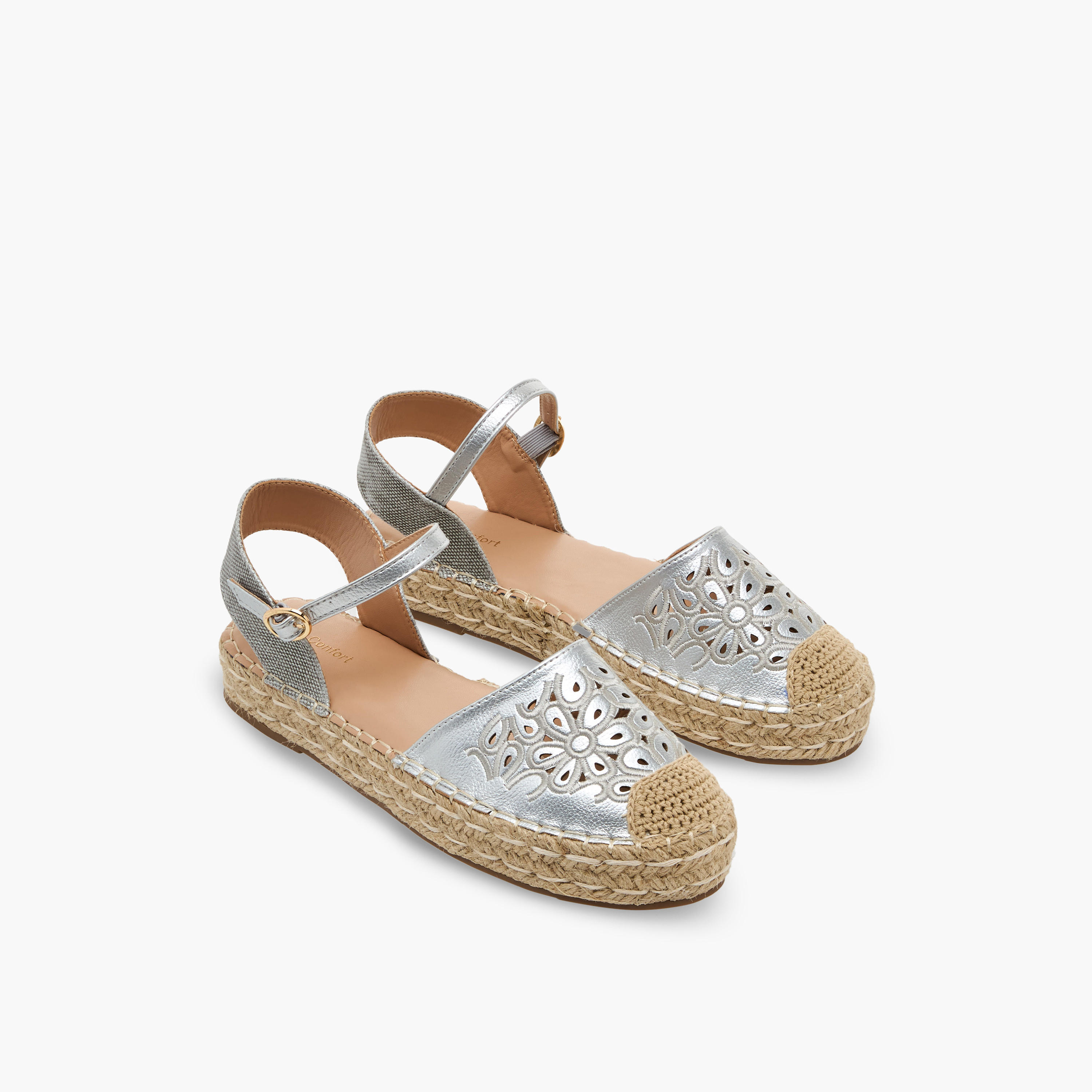 صندل إسبادريل فلاتفورم للنساء من لو كونفورت-women-shoes-sandals-heeled-image-1
