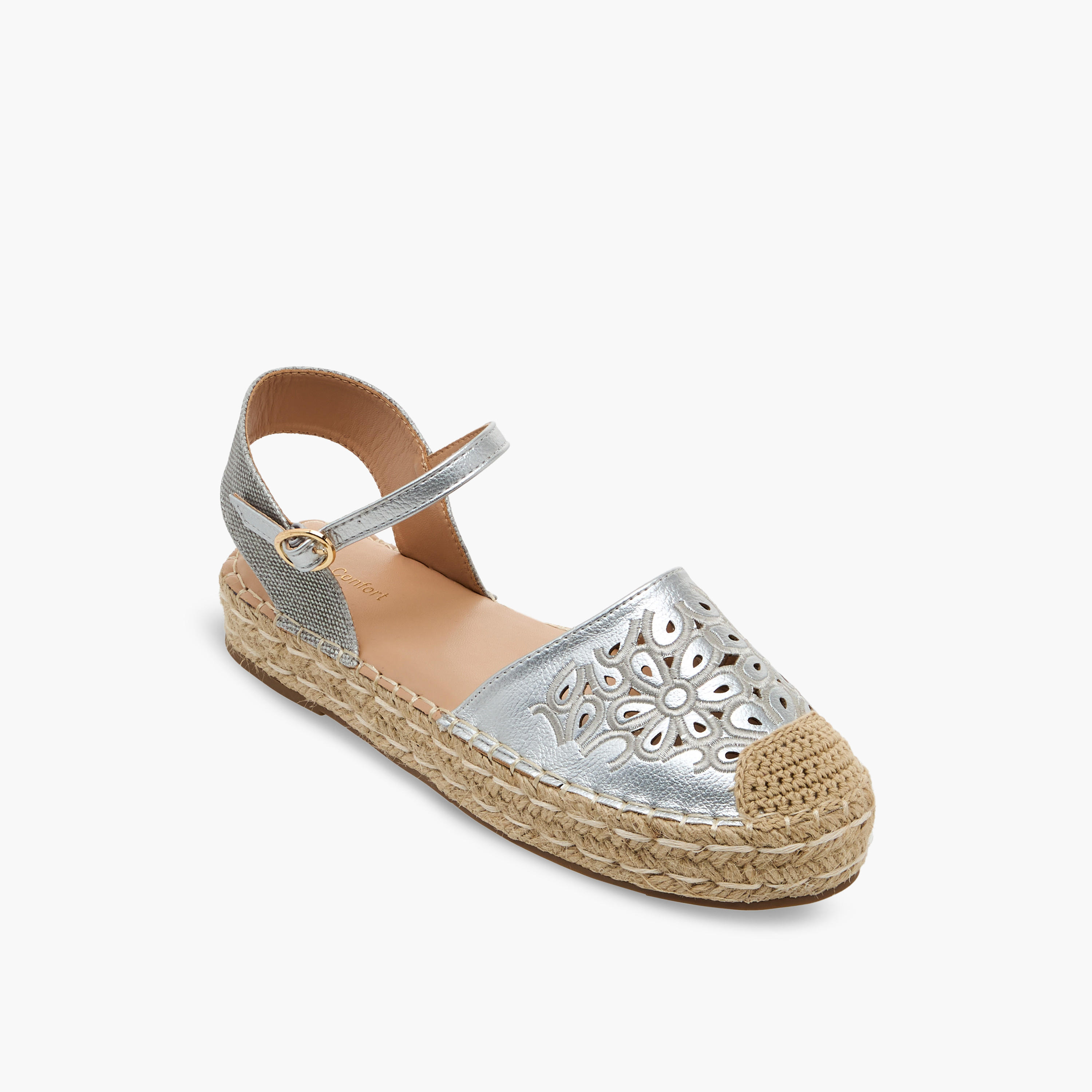 صندل إسبادريل فلاتفورم للنساء من لو كونفورت-women-shoes-sandals-heeled-image-2
