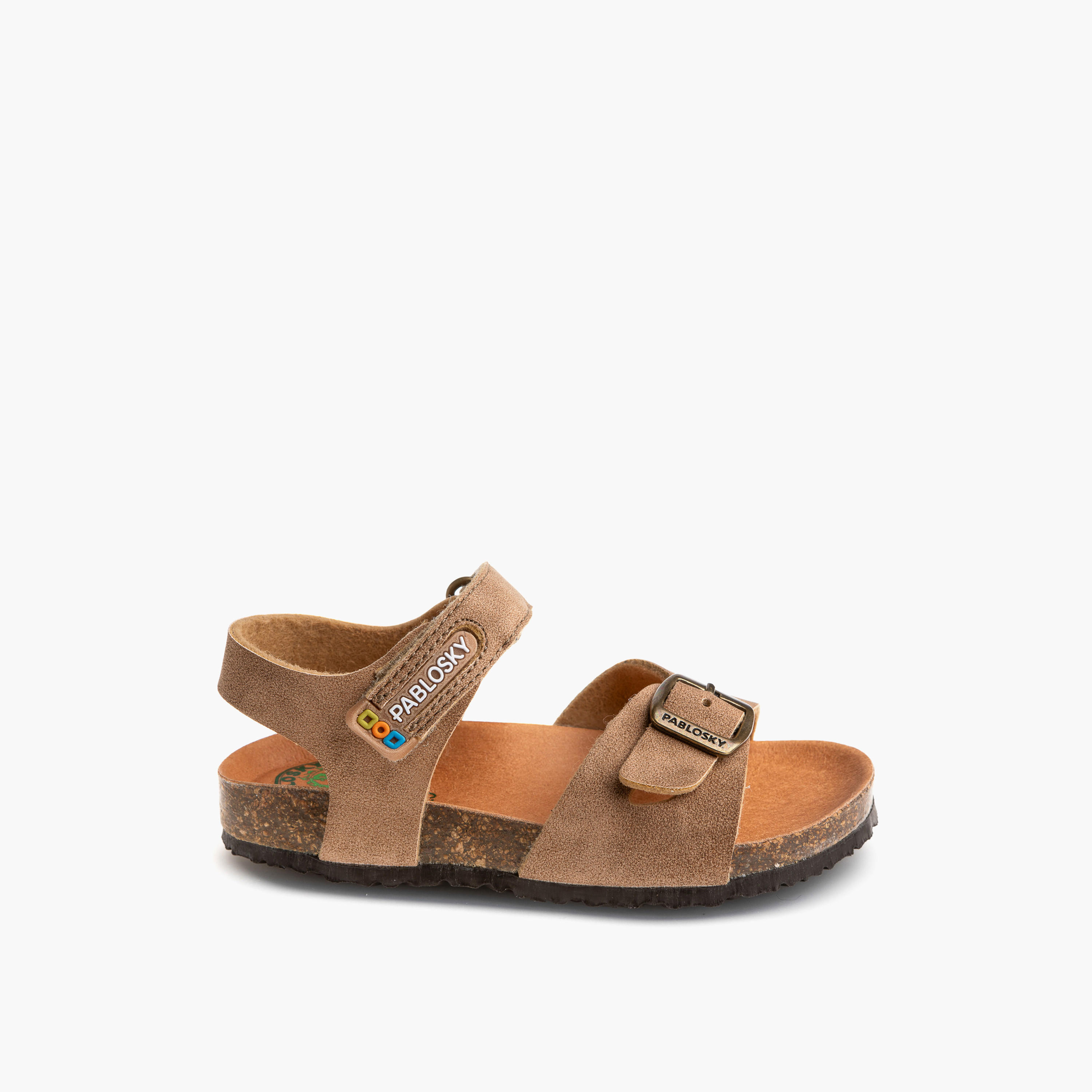Pablosky Boys' Sandals with Buckle Accent & Hook and Loop Closure-boys-shoes-sandals-image-1