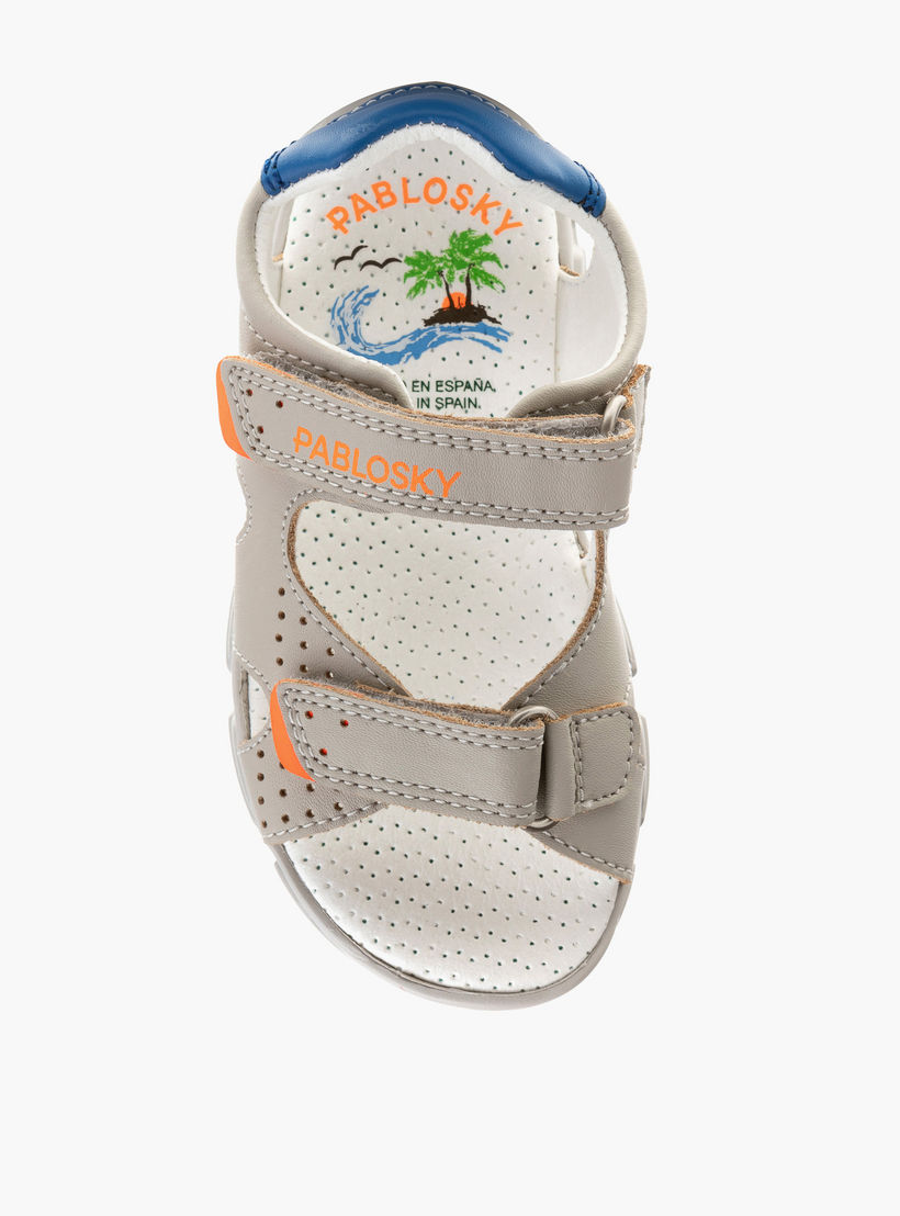 صندل بحزام وشريط إغلاق لاصق للأولاد من بابلوسكي-boys-shoes-sandals-image-4