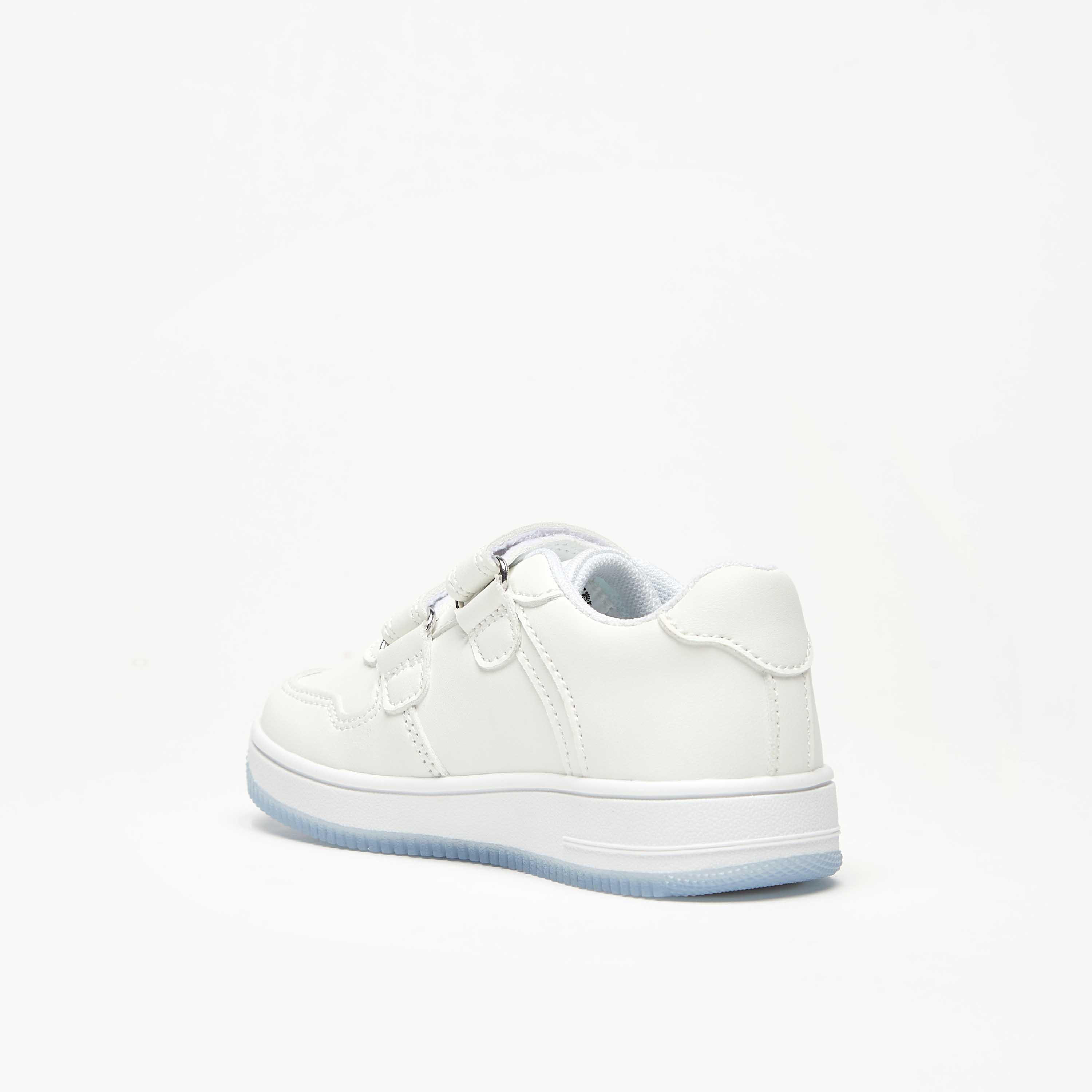 Barefeet Solid Sneakers with Hook and Loop Closure-boys-shoes-schoolshoes-image-2