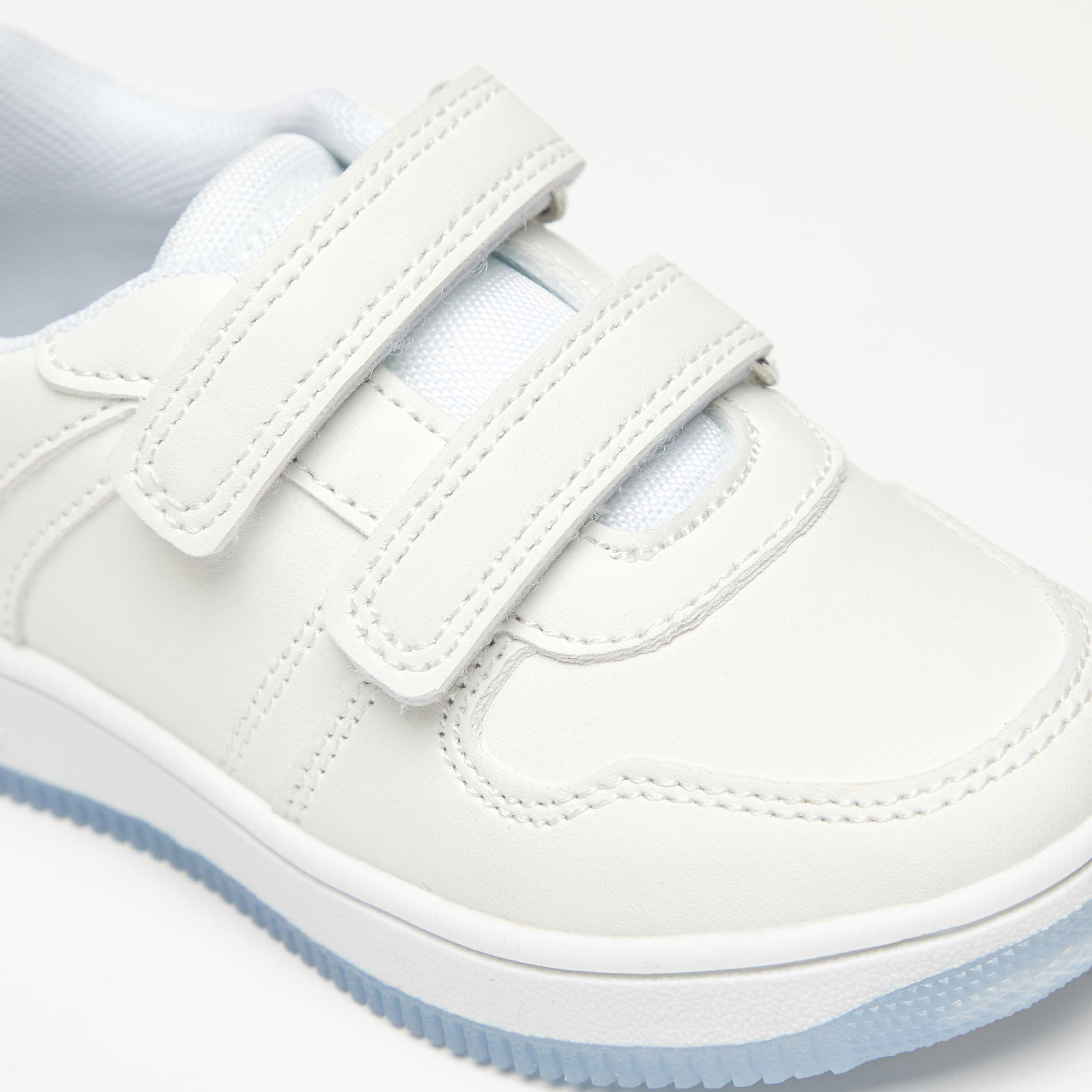 Barefeet Solid Sneakers with Hook and Loop Closure-boys-shoes-schoolshoes-image-5
