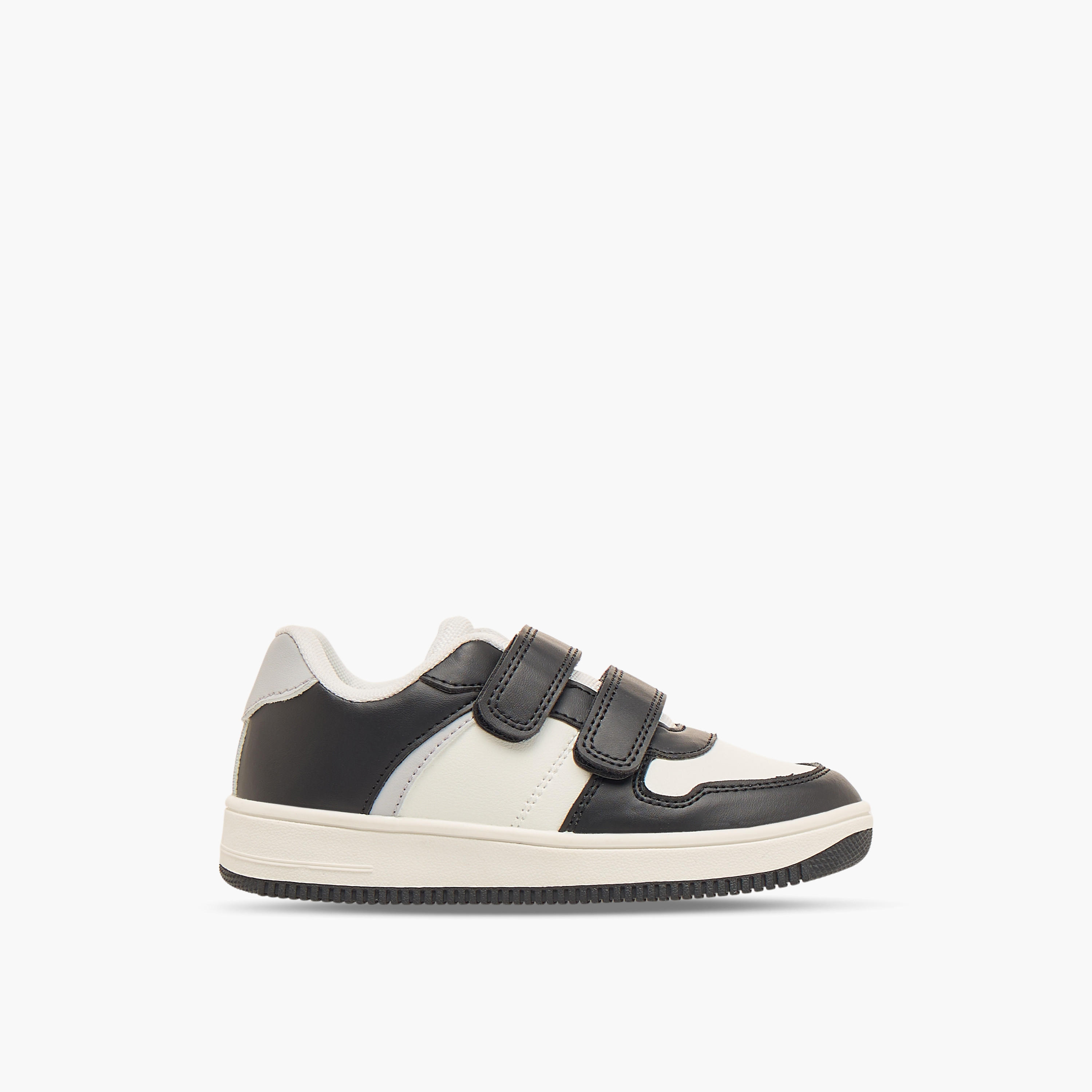 Juniors Kids Hook & Loop Sports Shoes-boys-shoes-schoolshoes-image-3