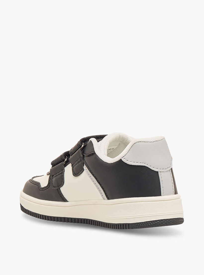 Juniors Kids Hook & Loop Sports Shoes-boys-shoes-schoolshoes-image-5