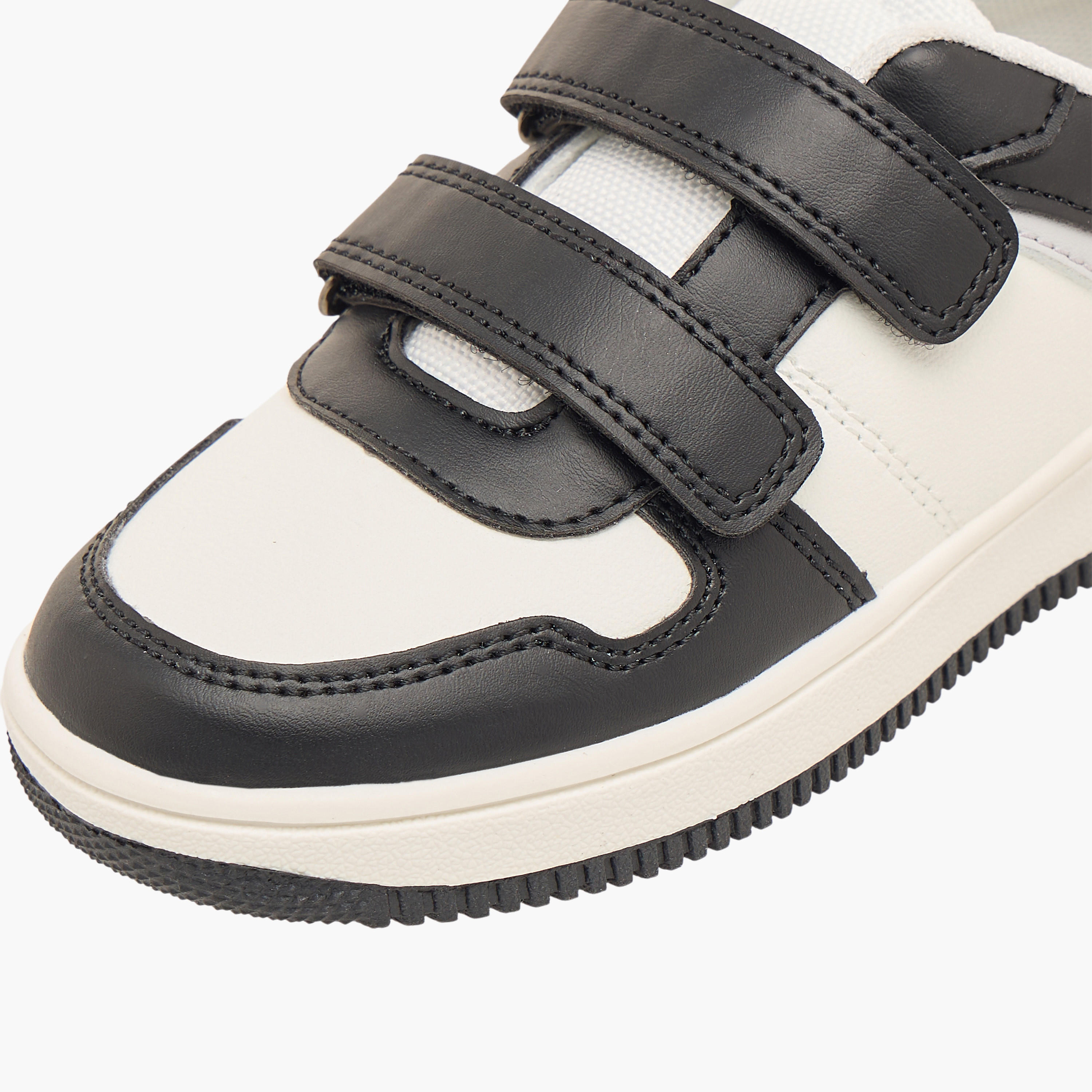 Juniors Kids Hook & Loop Sports Shoes-boys-shoes-schoolshoes-image-7