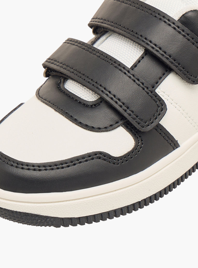 Juniors Kids Hook & Loop Sports Shoes-boys-shoes-schoolshoes-image-7