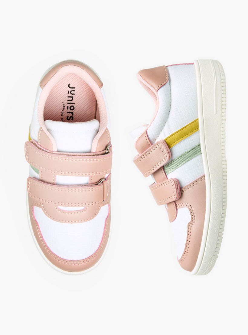 حذاء سنيكرز بشريط إغلاق للبنات من جونيورز-girls-shoes-sneakers-image-1