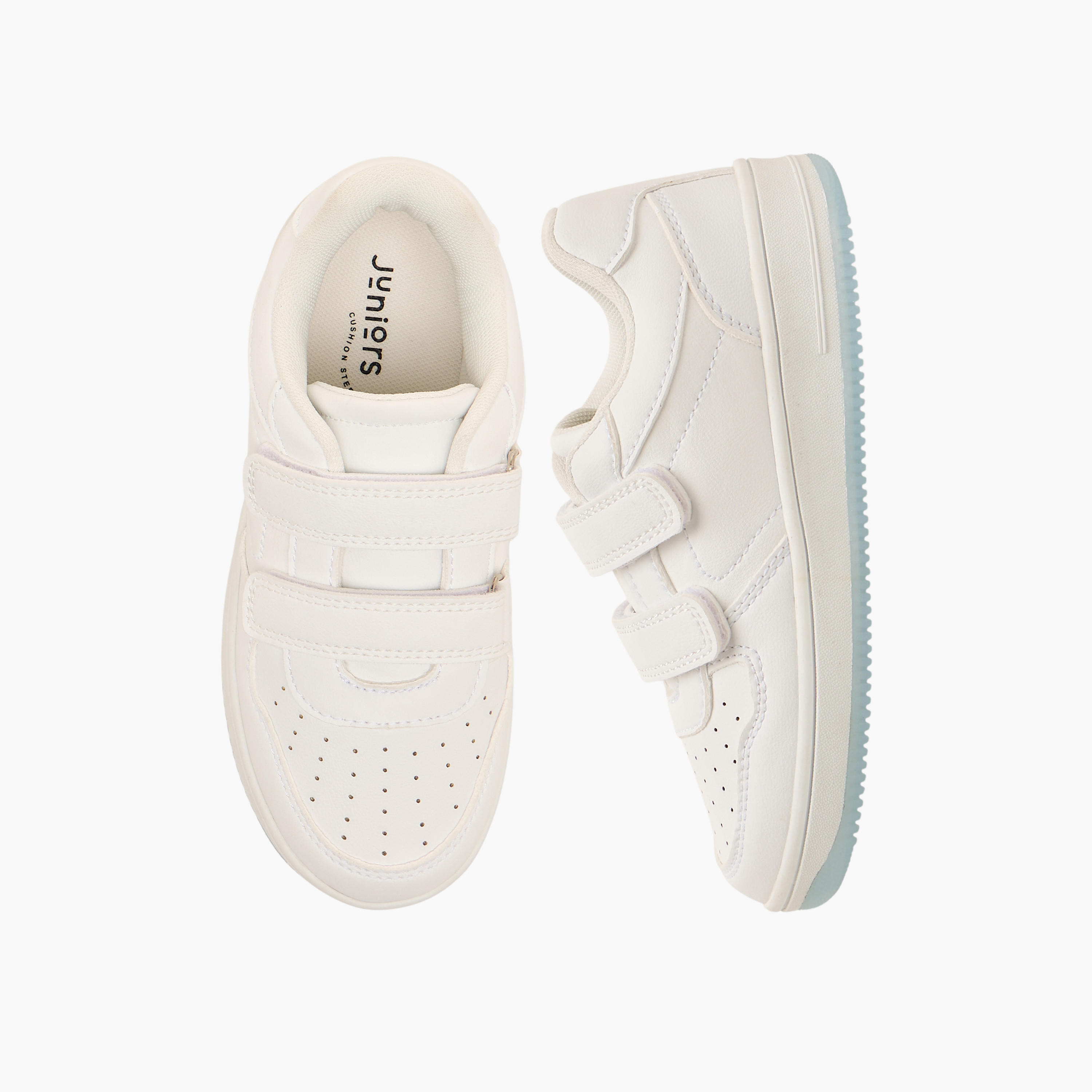 Juniors Boys Hook & Loop Ankle Sneakers-boys-shoes-sneakers-image-1