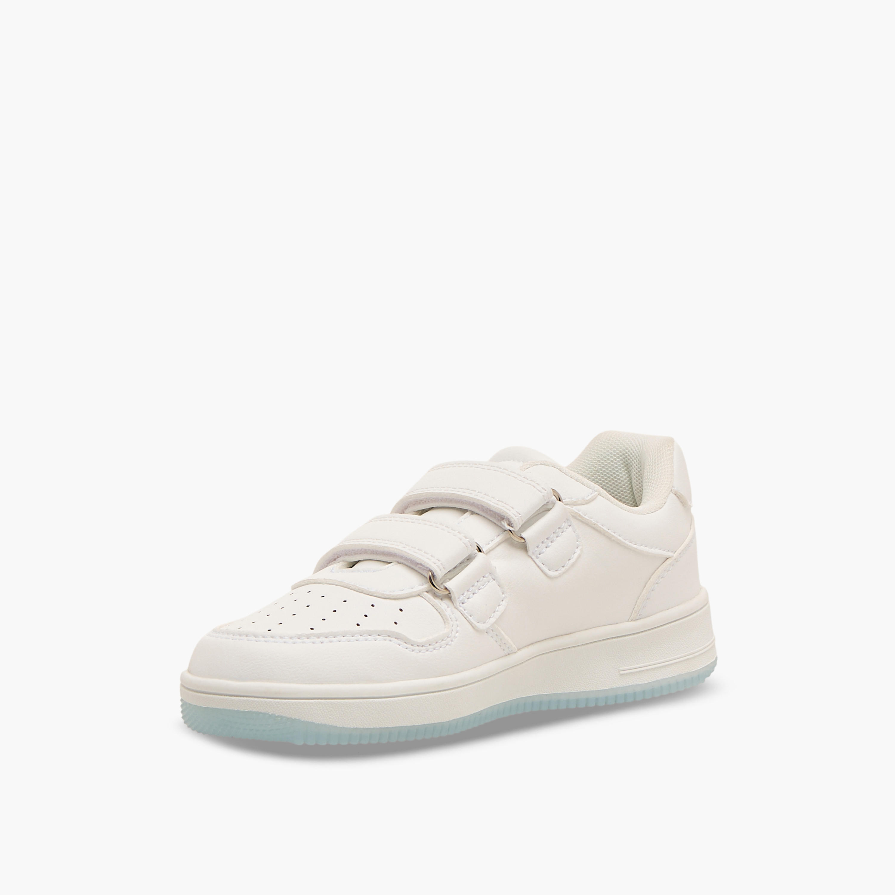 Juniors Boys Hook & Loop Ankle Sneakers-boys-shoes-sneakers-image-4