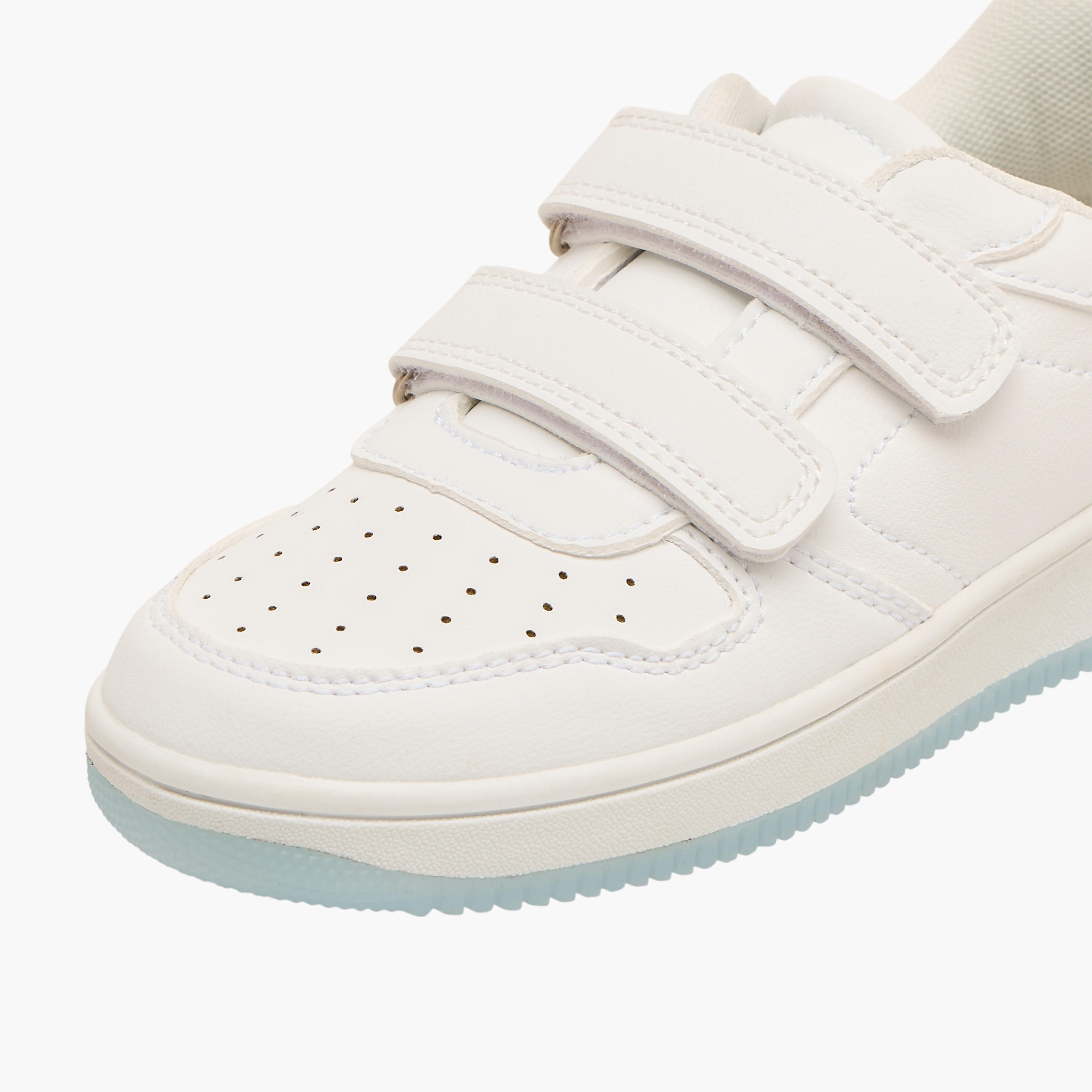 Juniors Boys Hook & Loop Ankle Sneakers-boys-shoes-sneakers-image-7