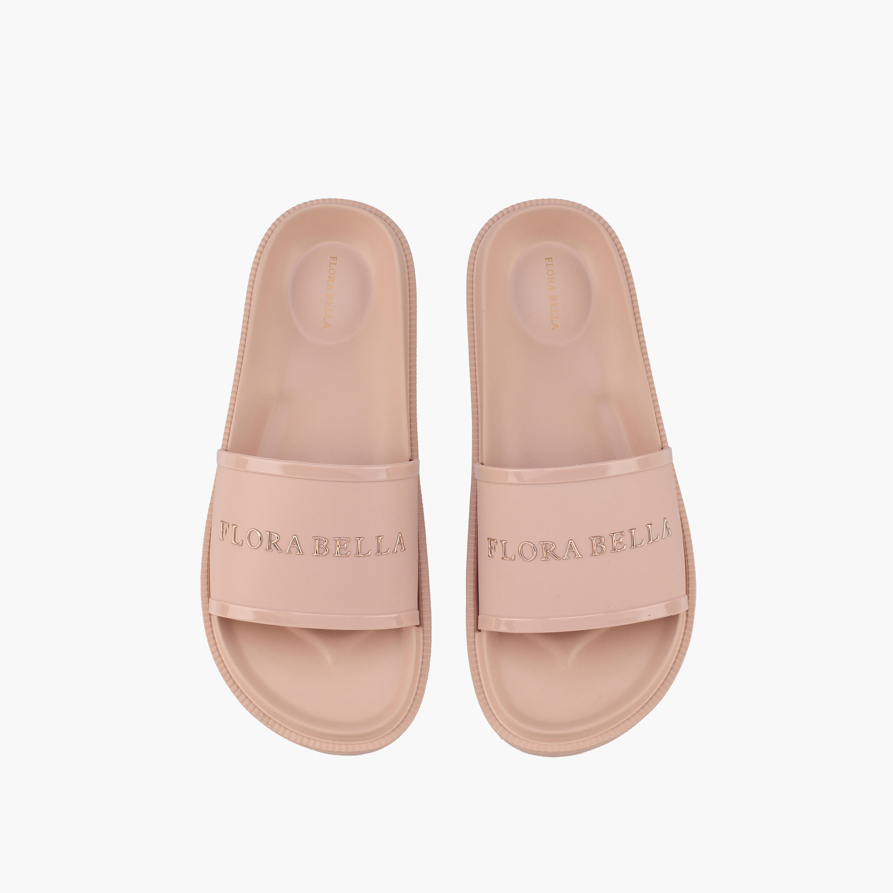 Flora Bella Women Logo Embossed Slides-women-shoes-flipflopsandslides-image-1
