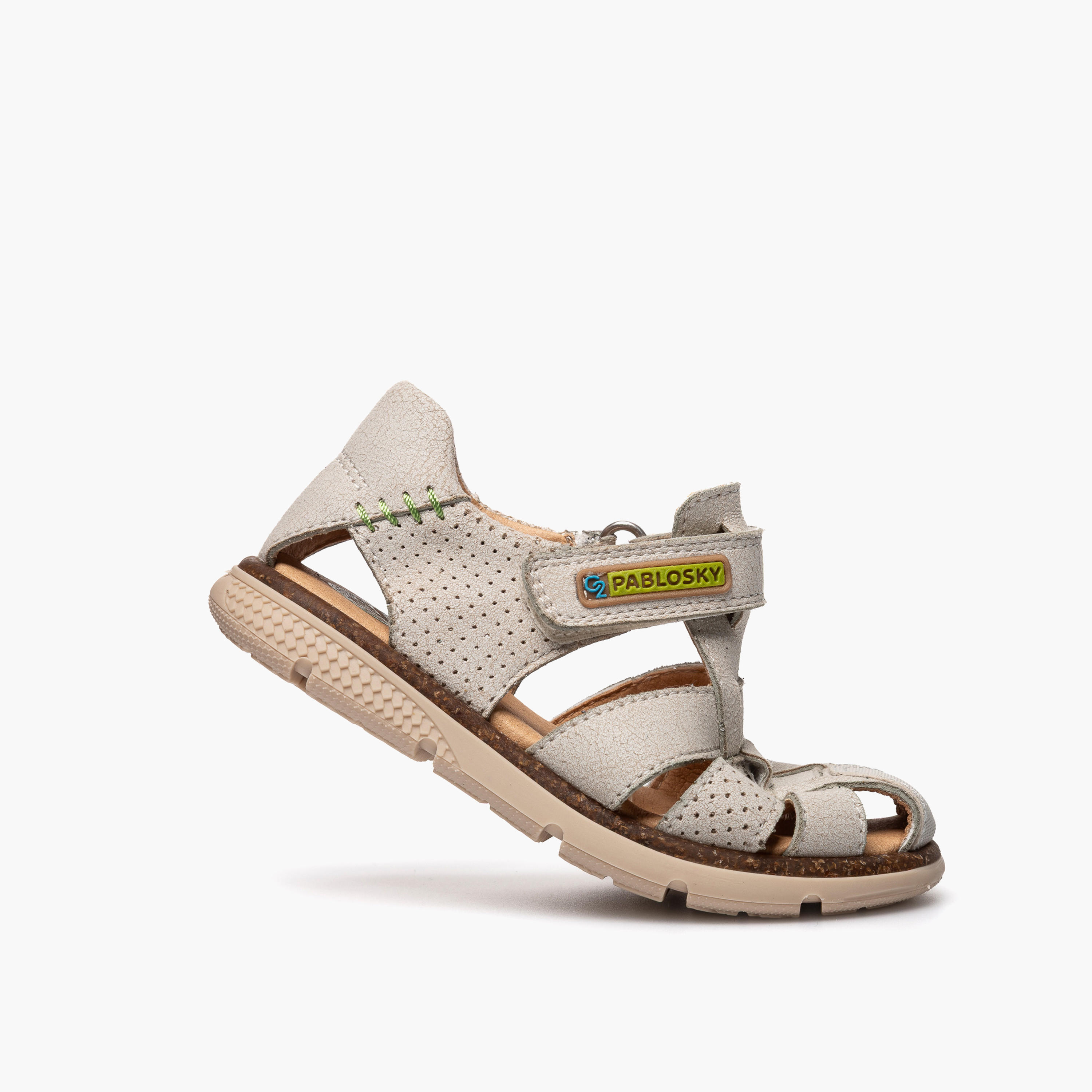 Pablosky Boys Textured Hook & Loop Sandals-boys-shoes-sandals-image-5