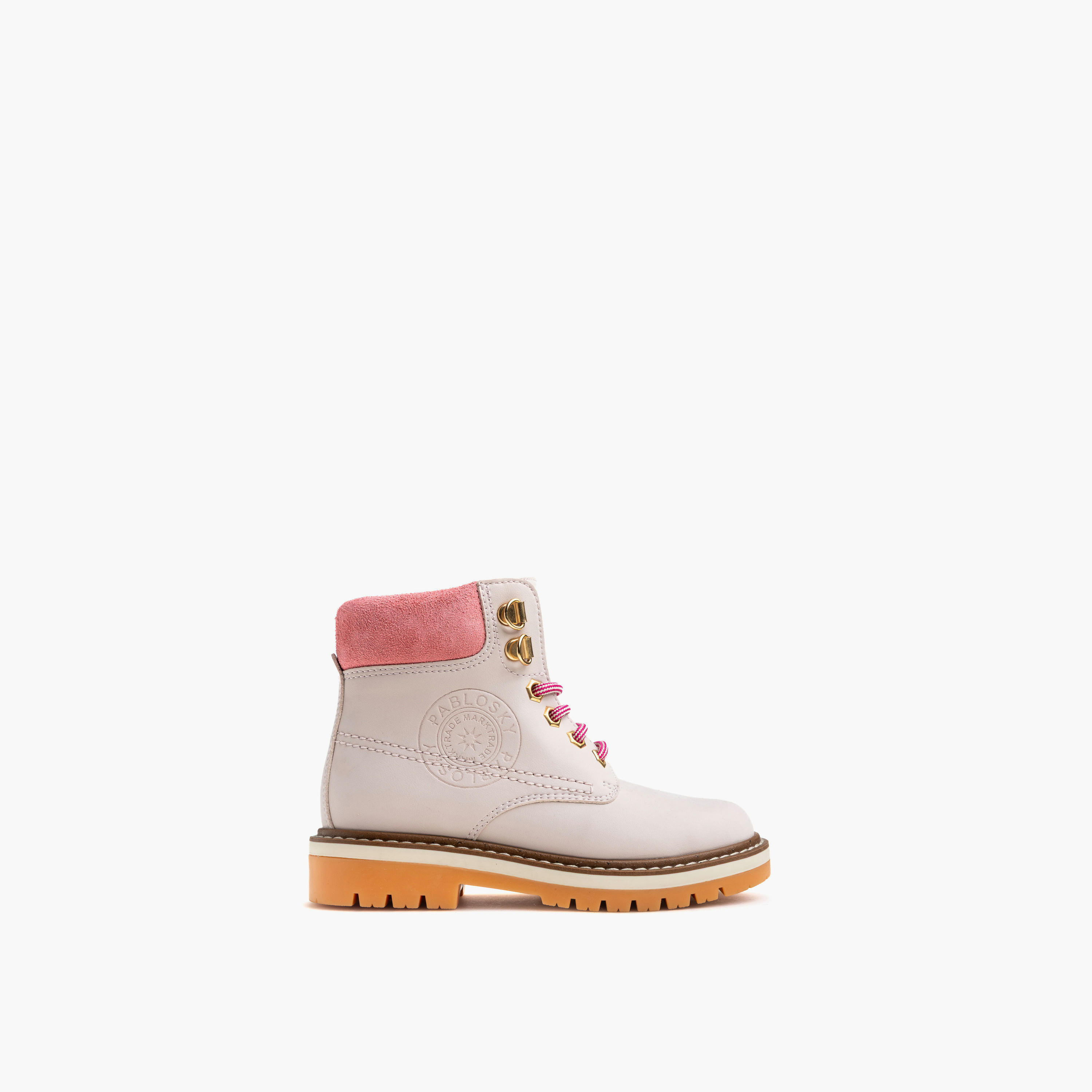 بوت بطول الكاحل ورباط إغلاق للبنات من بابلوسكي-girls-shoes-boots-image-1