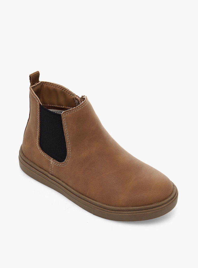 بوت سهل الارتداء طول الكاحل للأولاد من جونيورز-boys-shoes-boots-image-2