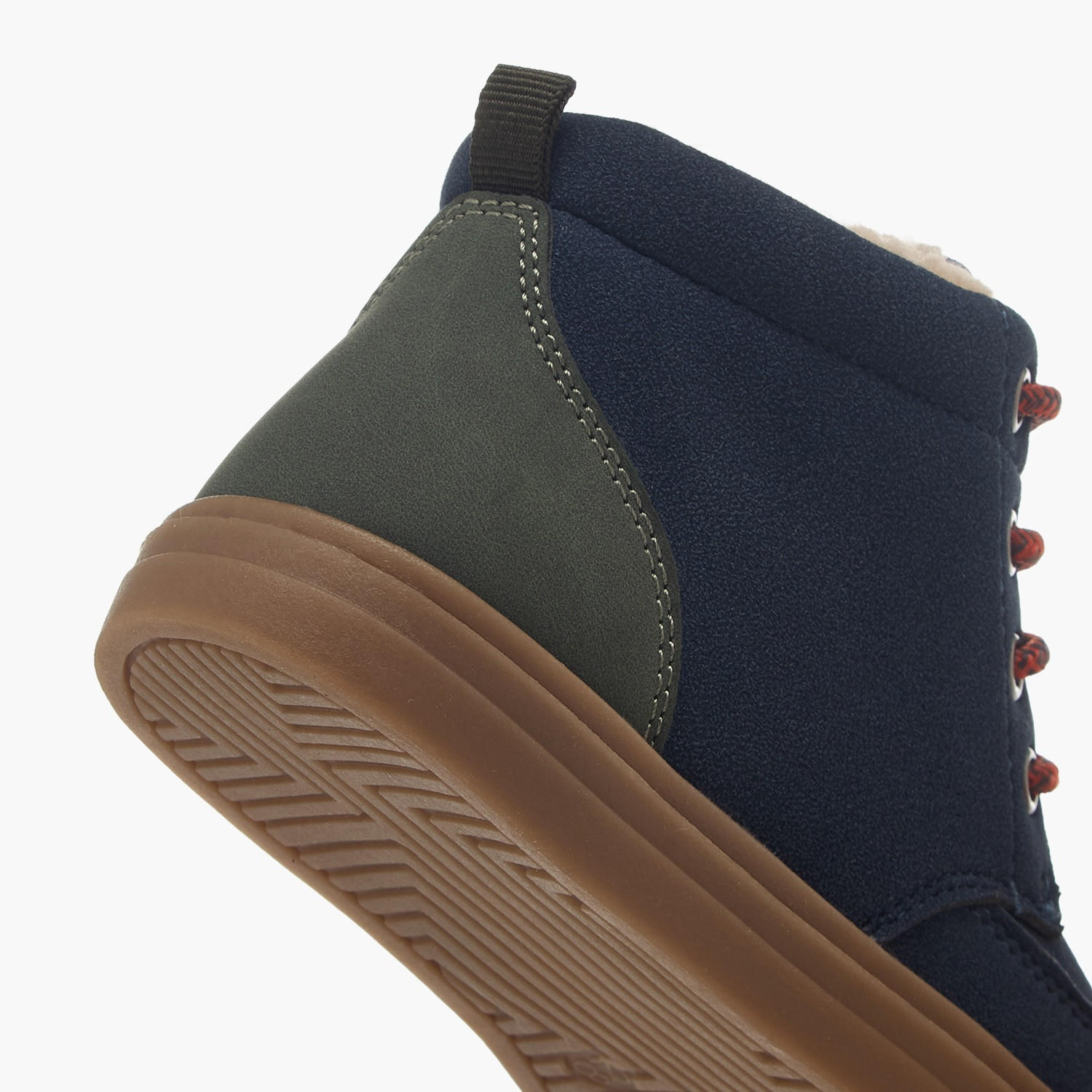 بوت طول الكاحل برباط إغلاق وفرو صناعي للأولاد من جونيورز-boys-shoes-boots-image-5