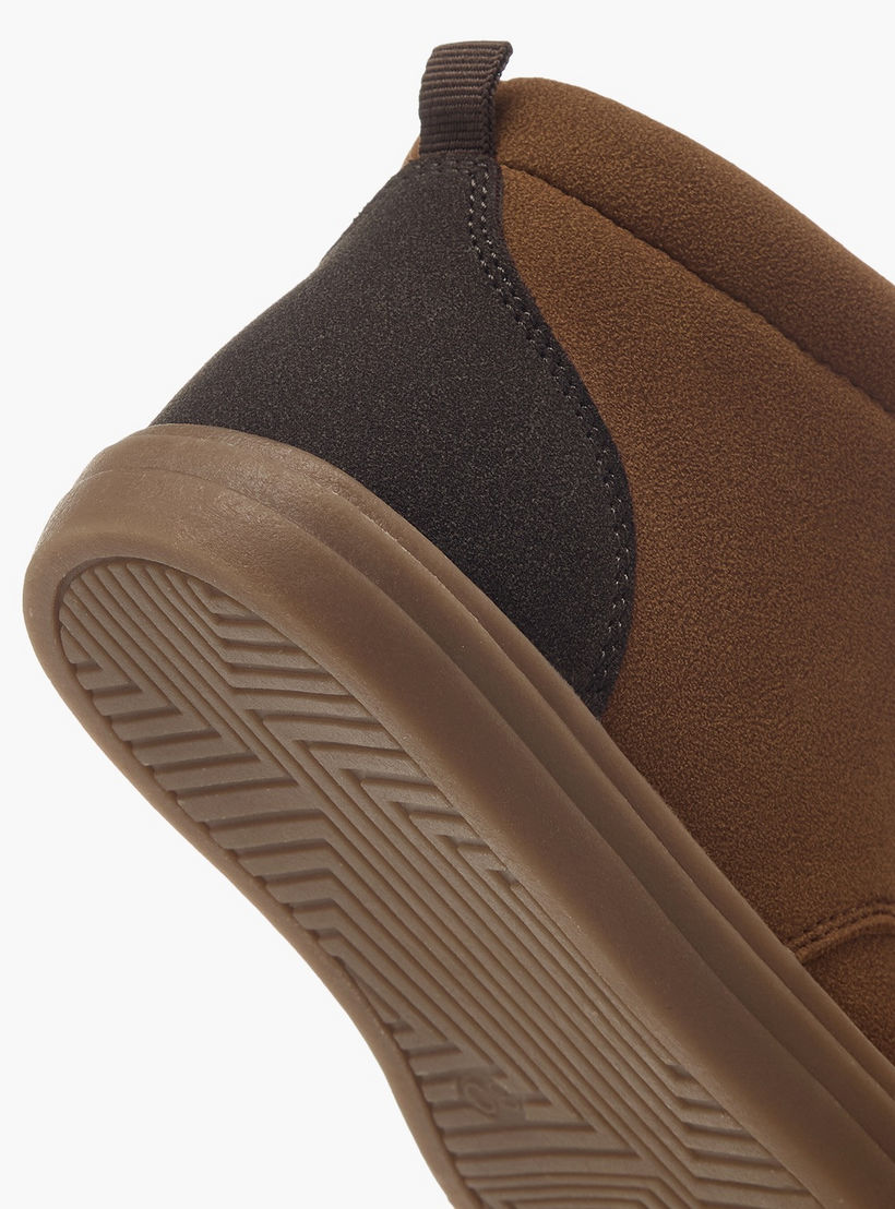 بوت طول الكاحل برباط إغلاق وفرو صناعي للأولاد من جونيورز-boys-shoes-boots-image-5