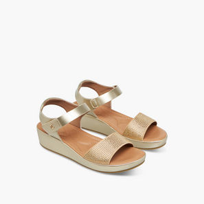 صندل بكعب ويدج وتزيينات للنساء من لو كونفورت-women-shoes-sandals-heeled-image-1