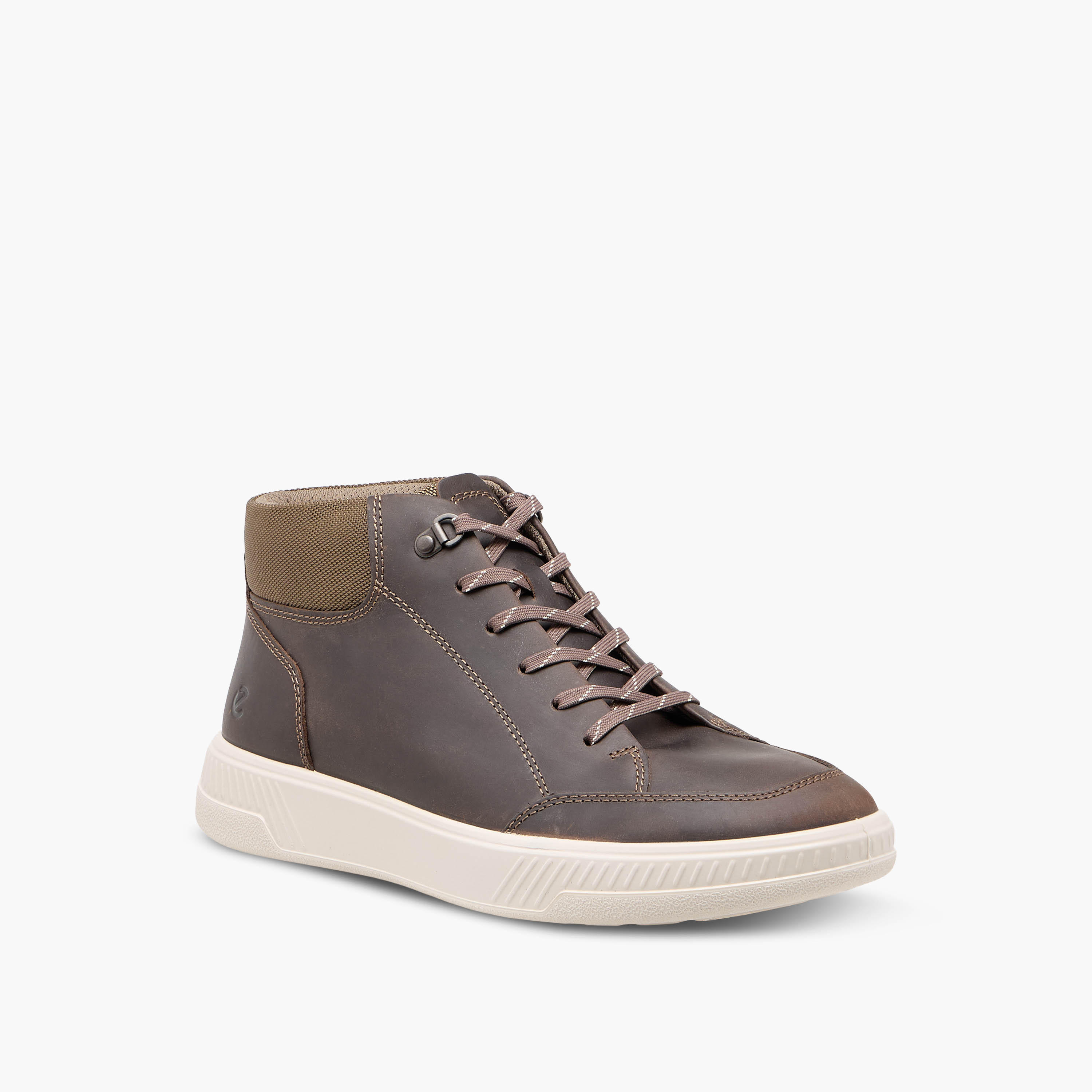 Ecco Men Move M Lace-Up Leather High Cut Sneakers-men-shoes-sneakers-image-2