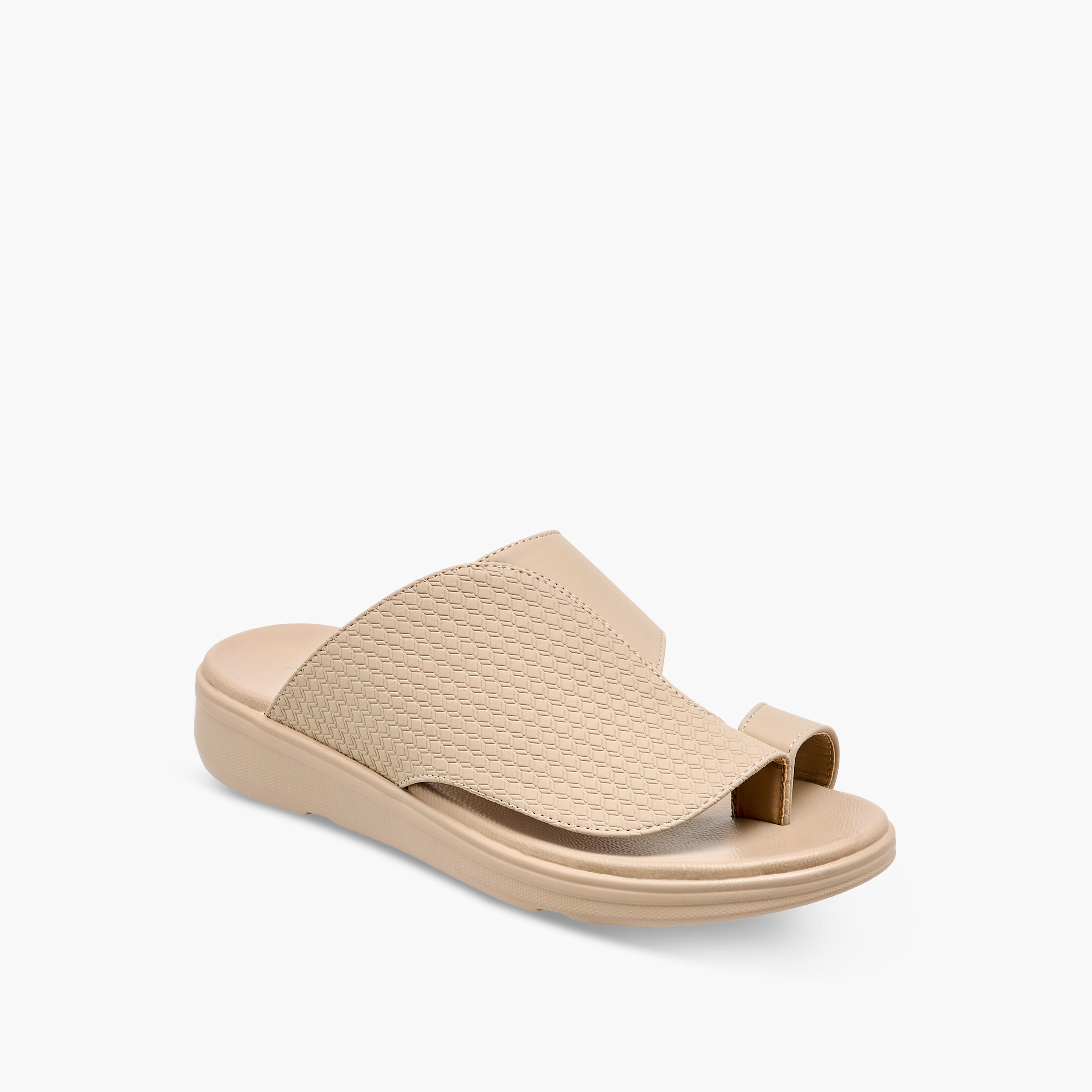 Al Waha Men Toe Loop Detail Arabic Sandals-men-shoes-sandals-image-2