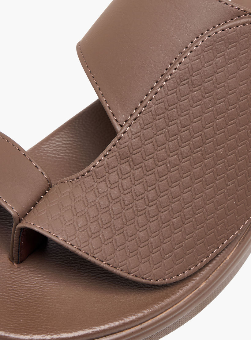 Al Waha Men Toe Loop Detail Arabic Sandals-men-shoes-sandals-image-4