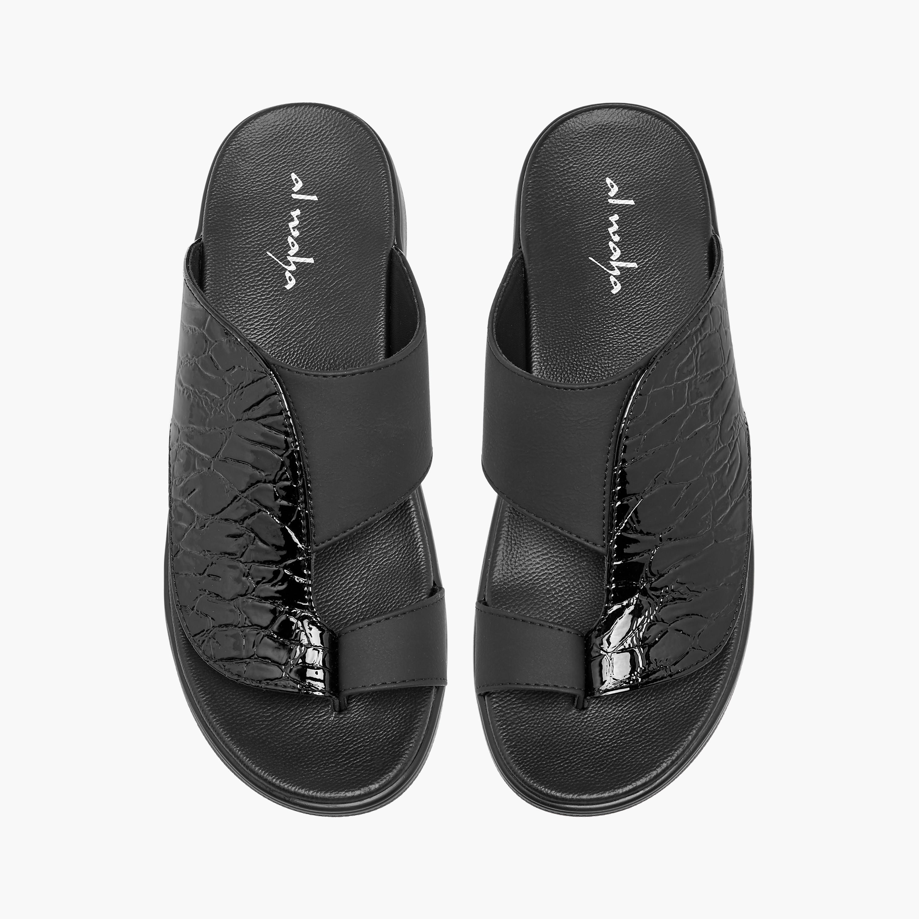 Al Waha Men Toe Loop Detail Arabic Sandals-men-shoes-sandals-image-1