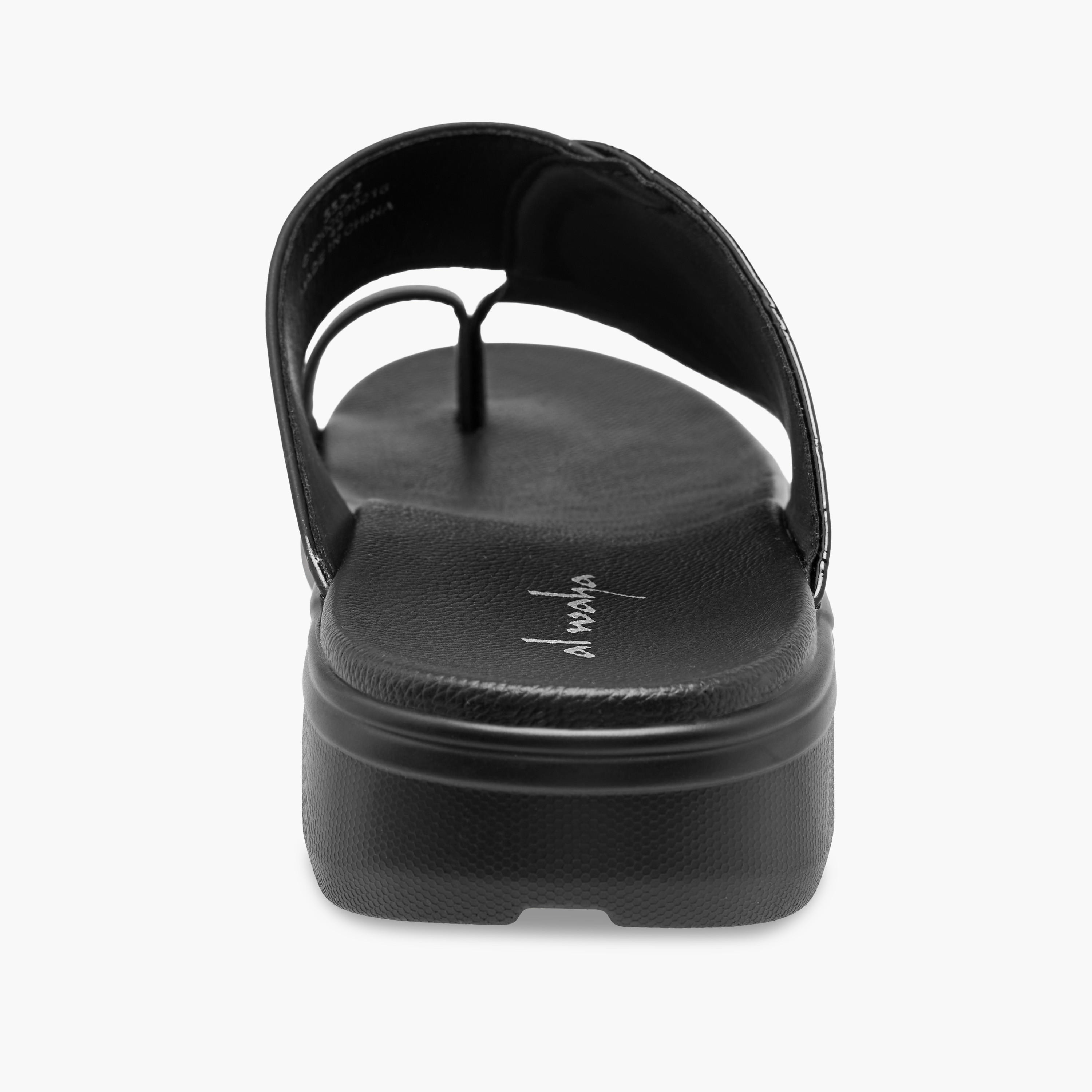 Al Waha Men Toe Loop Detail Arabic Sandals-men-shoes-sandals-image-5