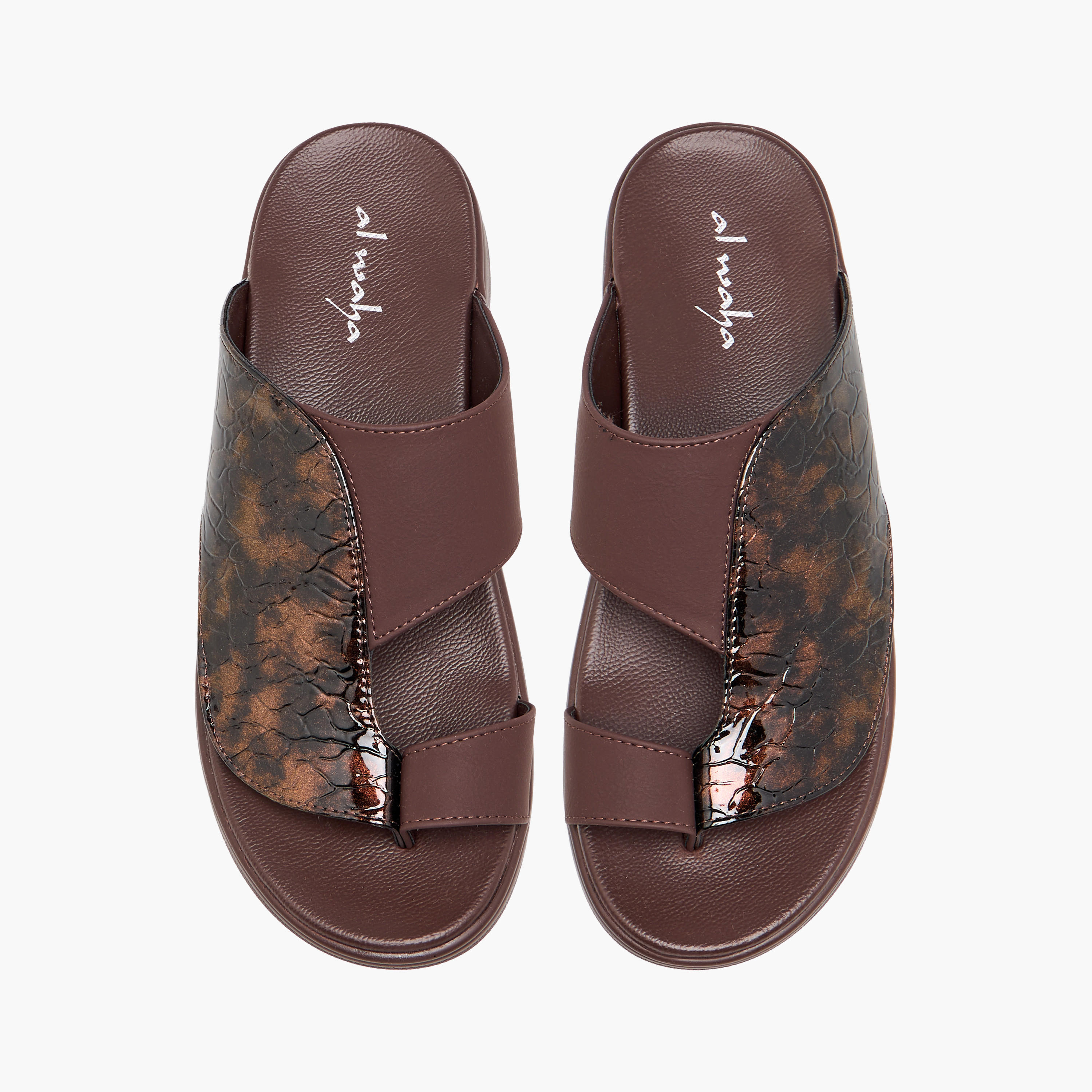 Al Waha Men Toe Loop Detail Arabic Sandals-men-shoes-sandals-image-1