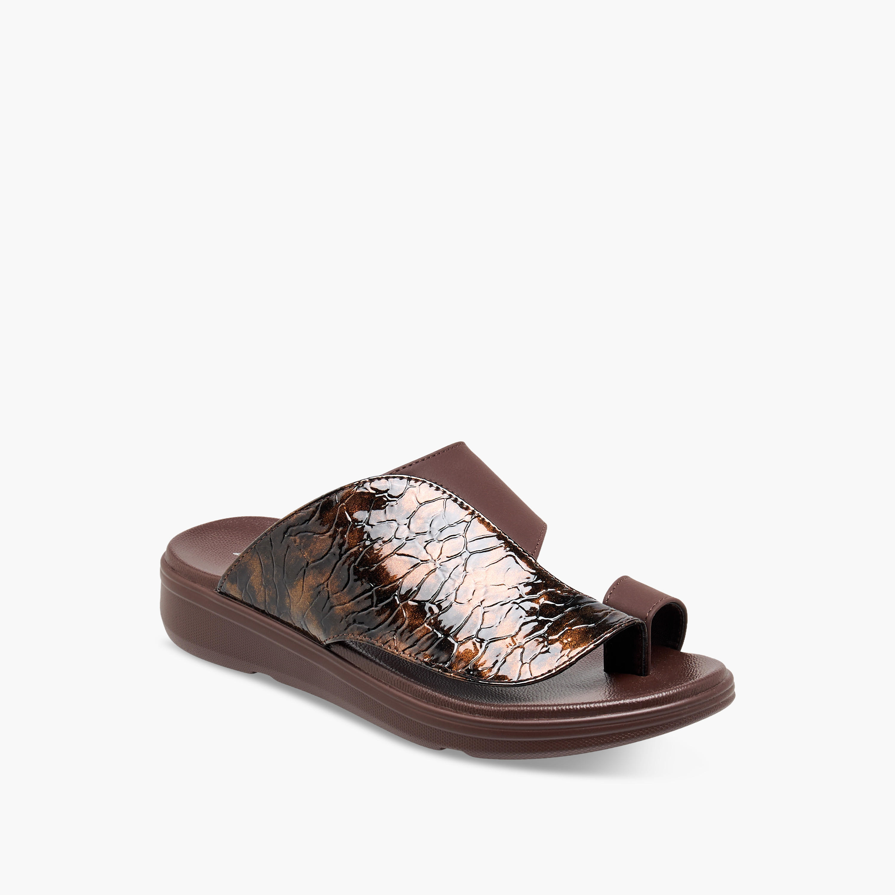 Al Waha Men Toe Loop Detail Arabic Sandals-men-shoes-sandals-image-2