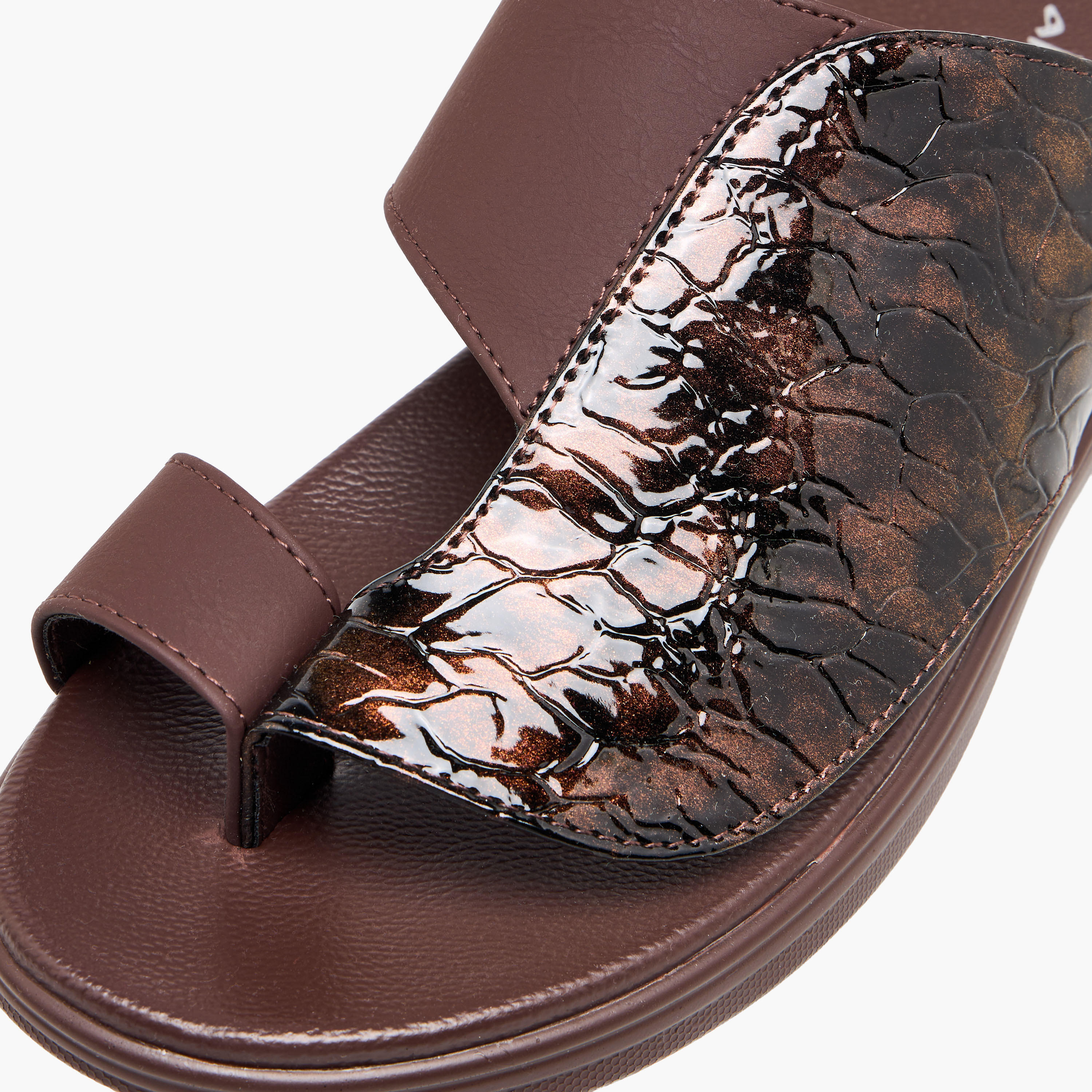 Al Waha Men Toe Loop Detail Arabic Sandals-men-shoes-sandals-image-4