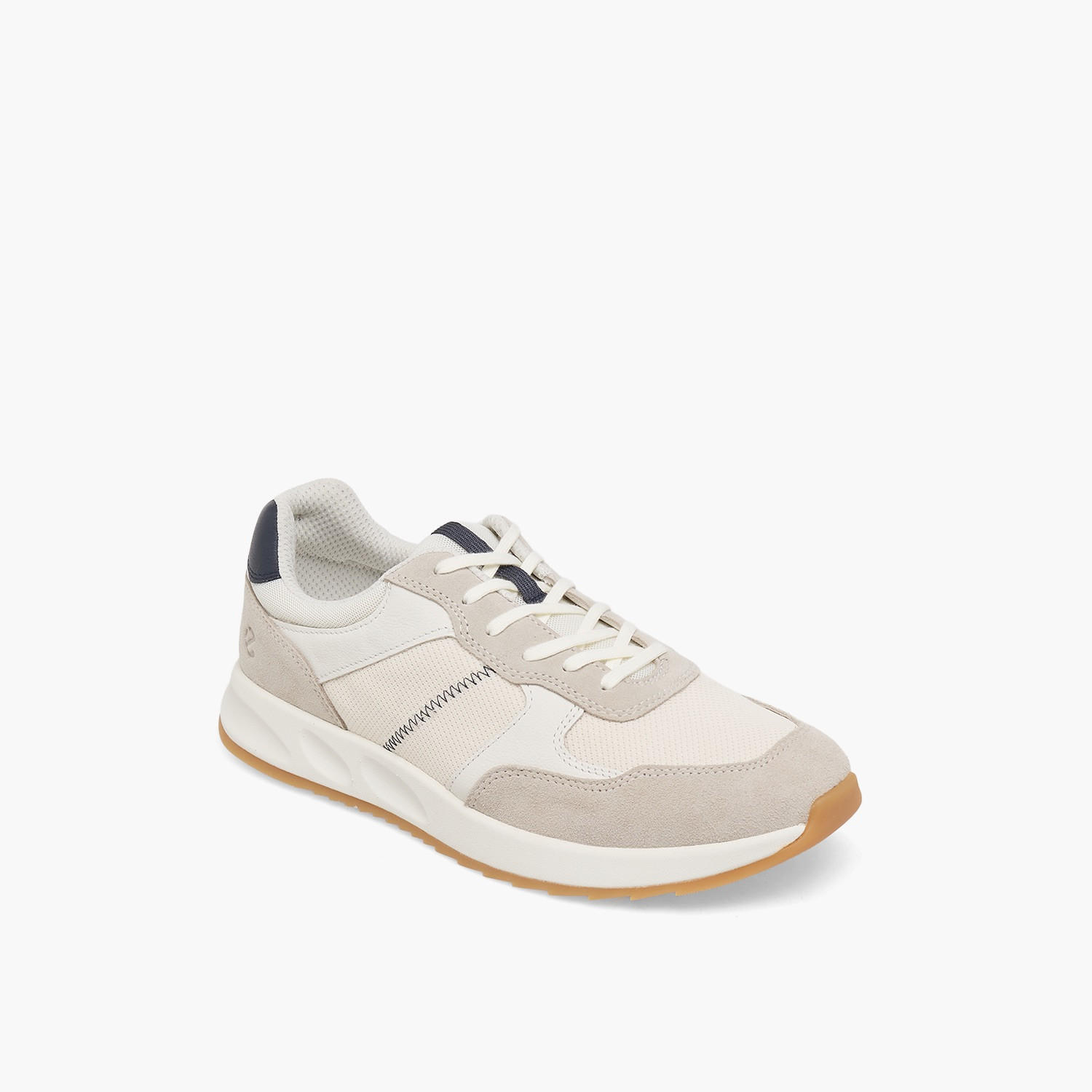 Ecco Men Textured Lace-Up Ankle Sneakers-men-shoes-sneakers-image-2