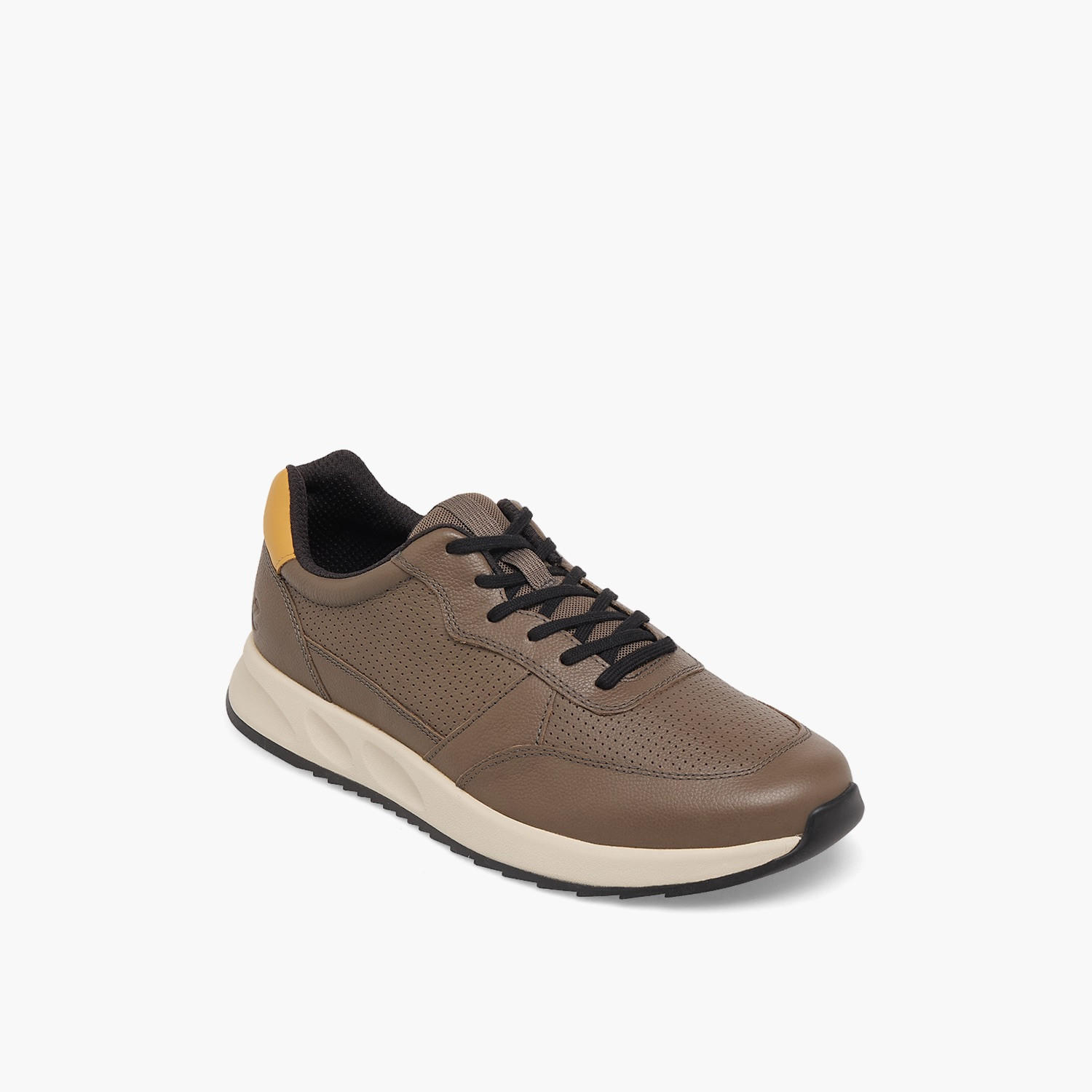 Ecco Men Leather Lace-Up Ankle Sneakers-men-shoes-sneakers-image-2