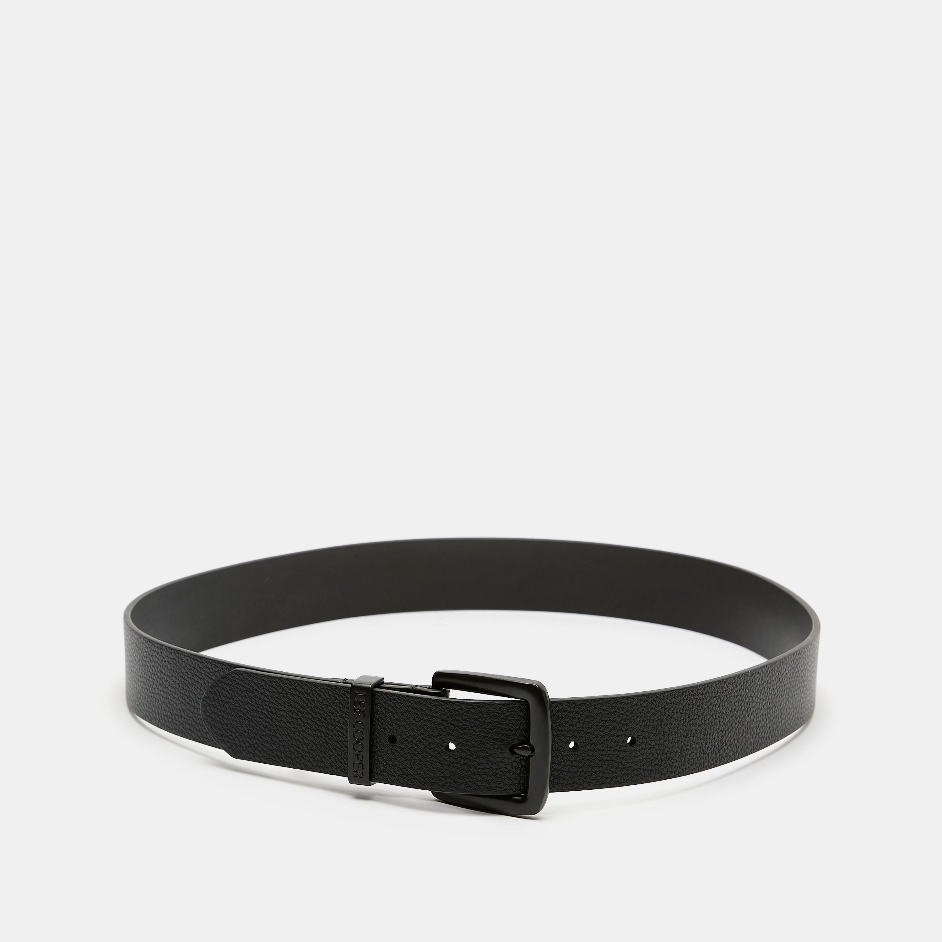 Lee Cooper Textured Waist Belt with Pin Buckle Closure-men-beltsandwallets-belts-image-3