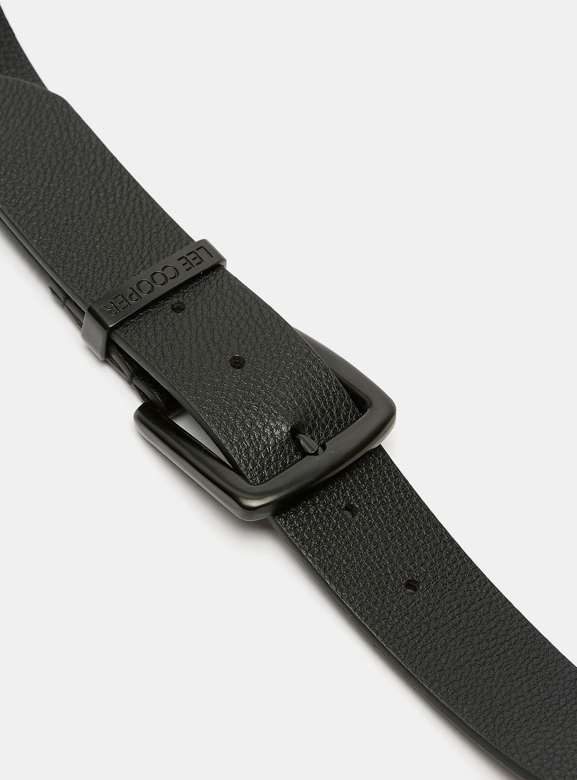 Lee Cooper Textured Waist Belt with Pin Buckle Closure-men-beltsandwallets-belts-image-4