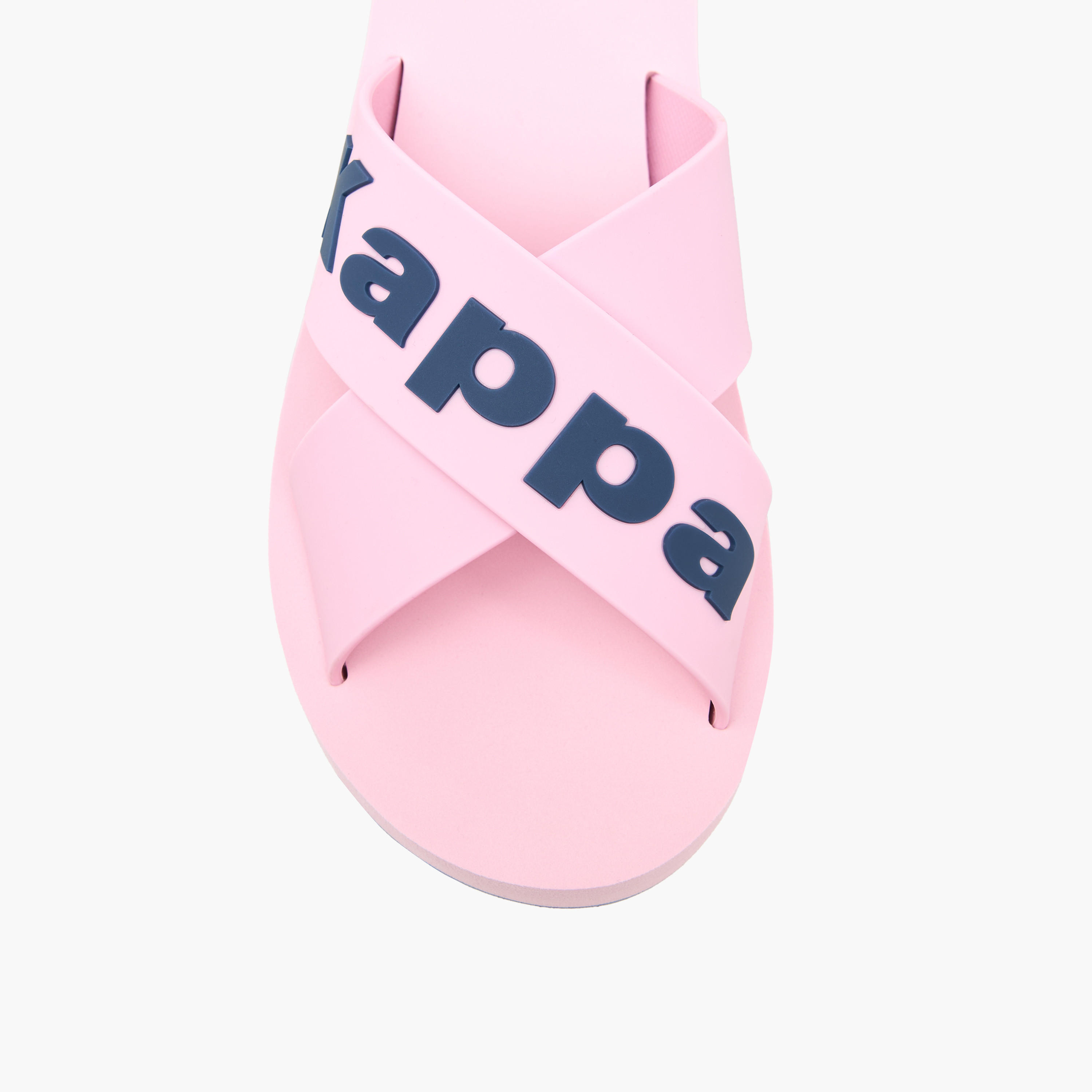 Kappa Women Logo Print Cross Strap Slides-women-shoes-flats-slides-image-3