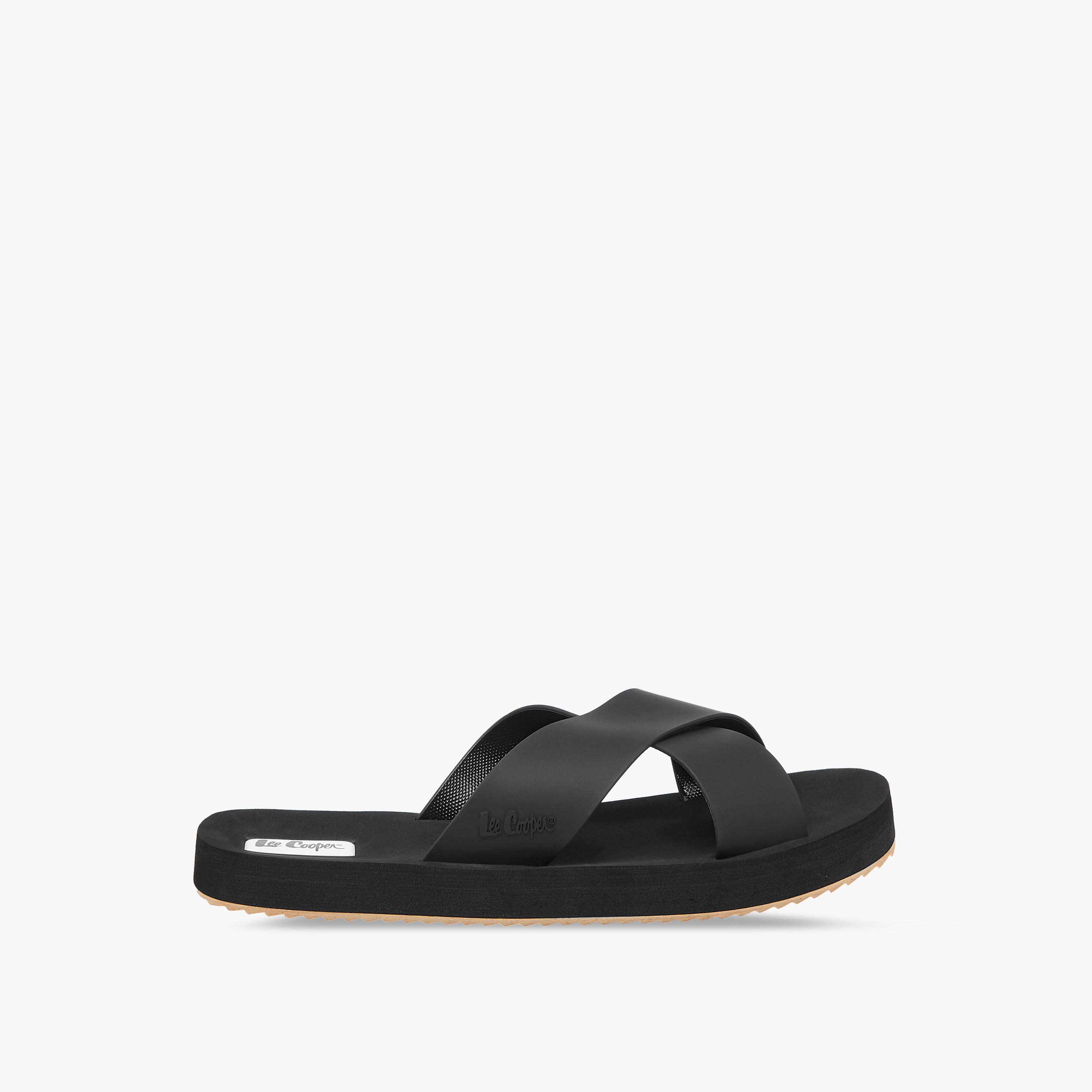 Lee Cooper Men's Logo Detail Cross Strap Flip Flops-men-shoes-flipflopsandslides-image-2