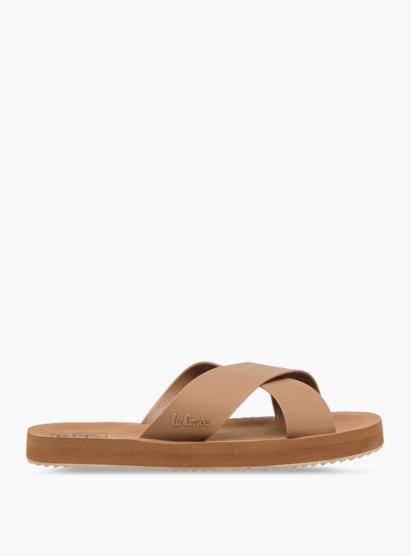 Lee Cooper Men's Logo Detail Cross Strap Flip Flops-men-shoes-flipflopsandslides-image-2