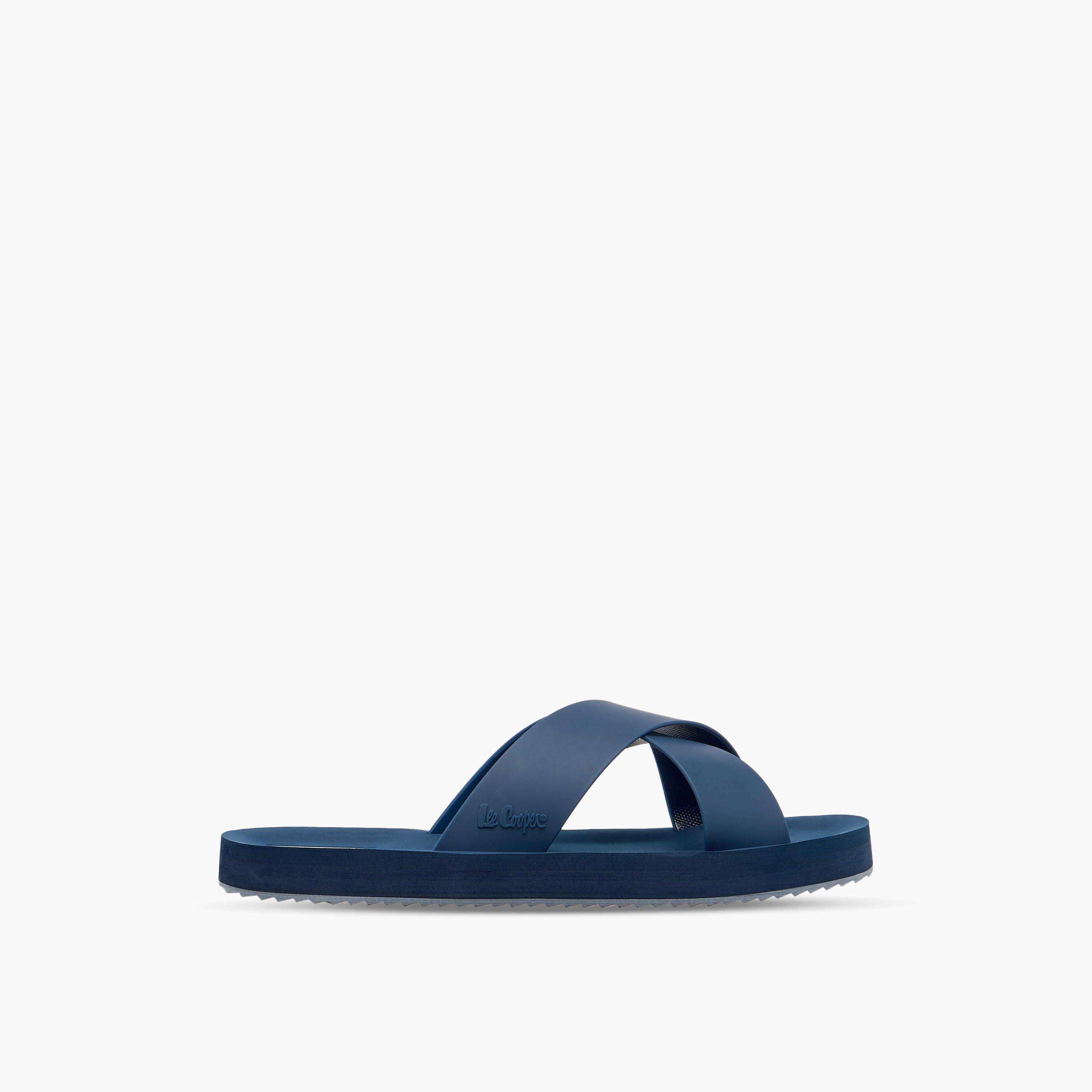 Lee Cooper Men's Logo Detail Cross Strap Flip Flops-men-shoes-flipflopsandslides-image-2