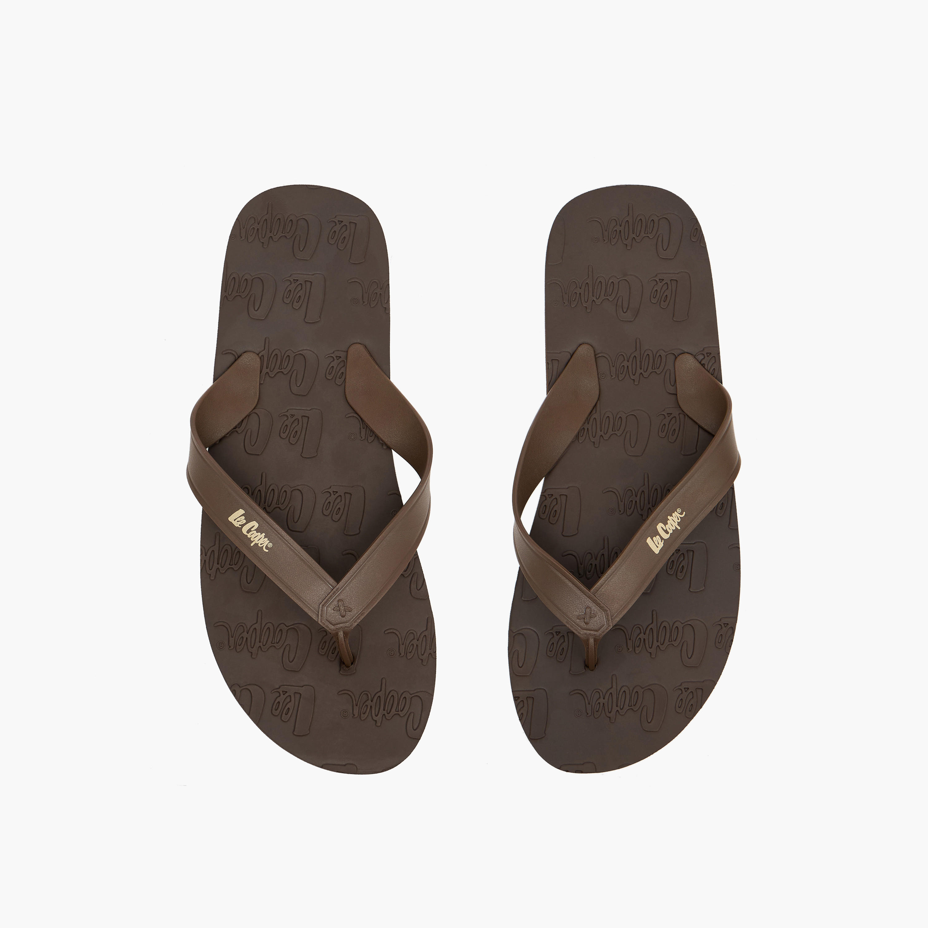 Lee Cooper Men Logo Embossed Flip Flops-men-shoes-flipflopsandslides-image-1